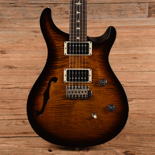 PRS CE 24 Semi-Hollow Black Amber Electric Guitars / Semi-Hollow