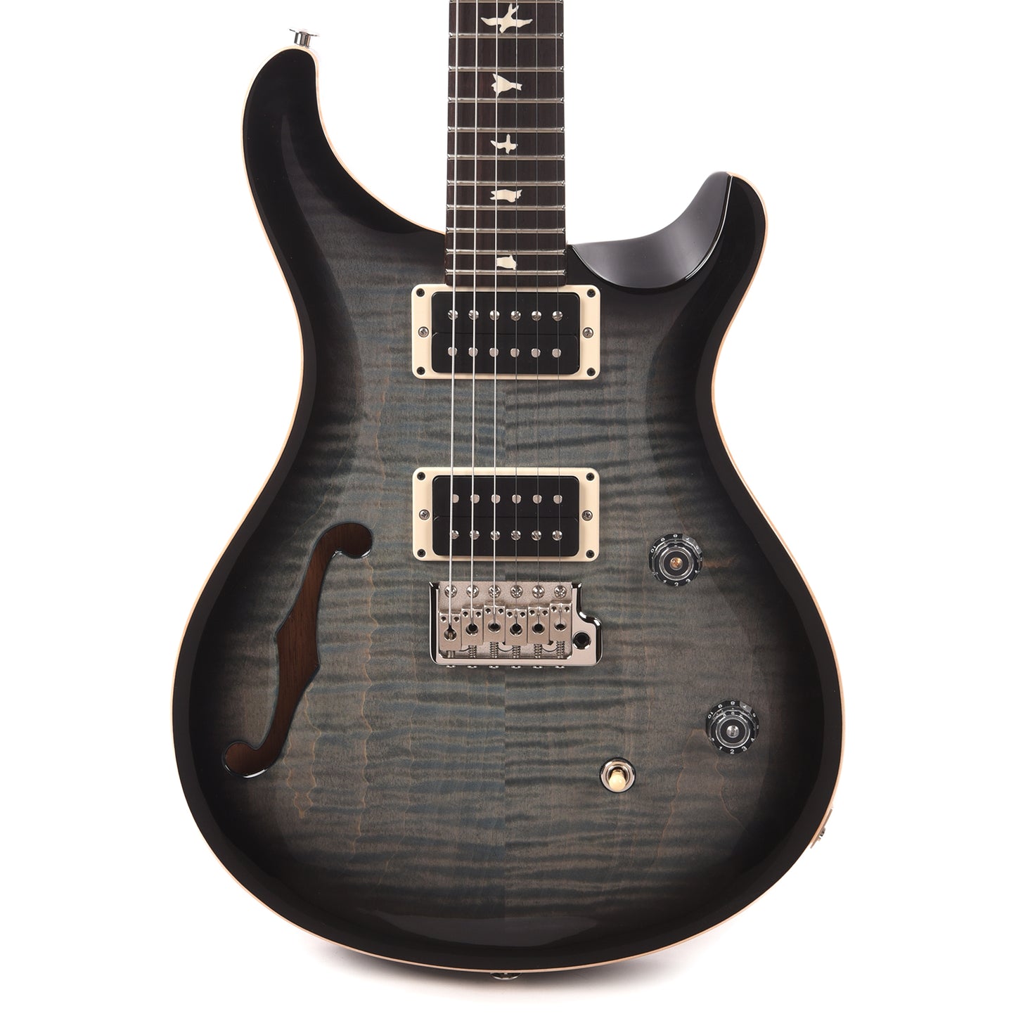 PRS CE 24 Semi-Hollow Faded Blue Smokeburst Electric Guitars / Semi-Hollow