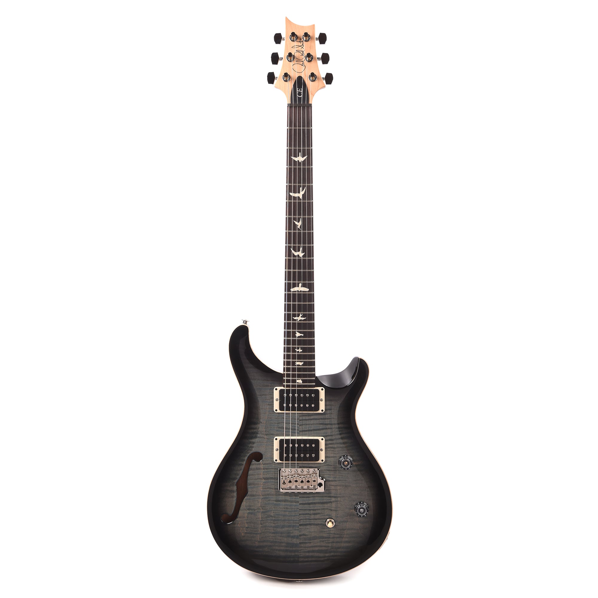 PRS CE 24 Semi-Hollow Faded Blue Smokeburst Electric Guitars / Semi-Hollow
