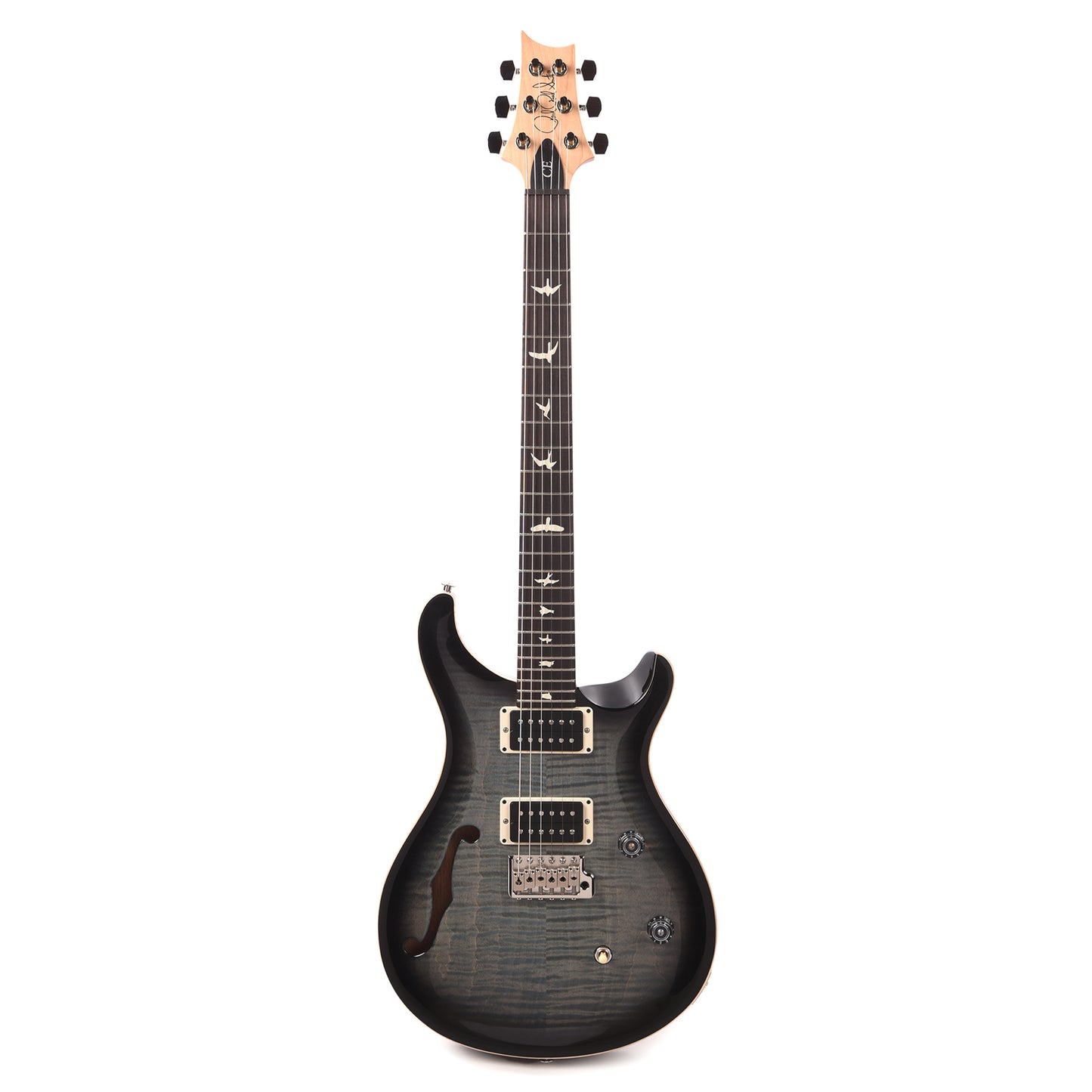 PRS CE 24 Semi-Hollow Faded Blue Smokeburst Electric Guitars / Semi-Hollow