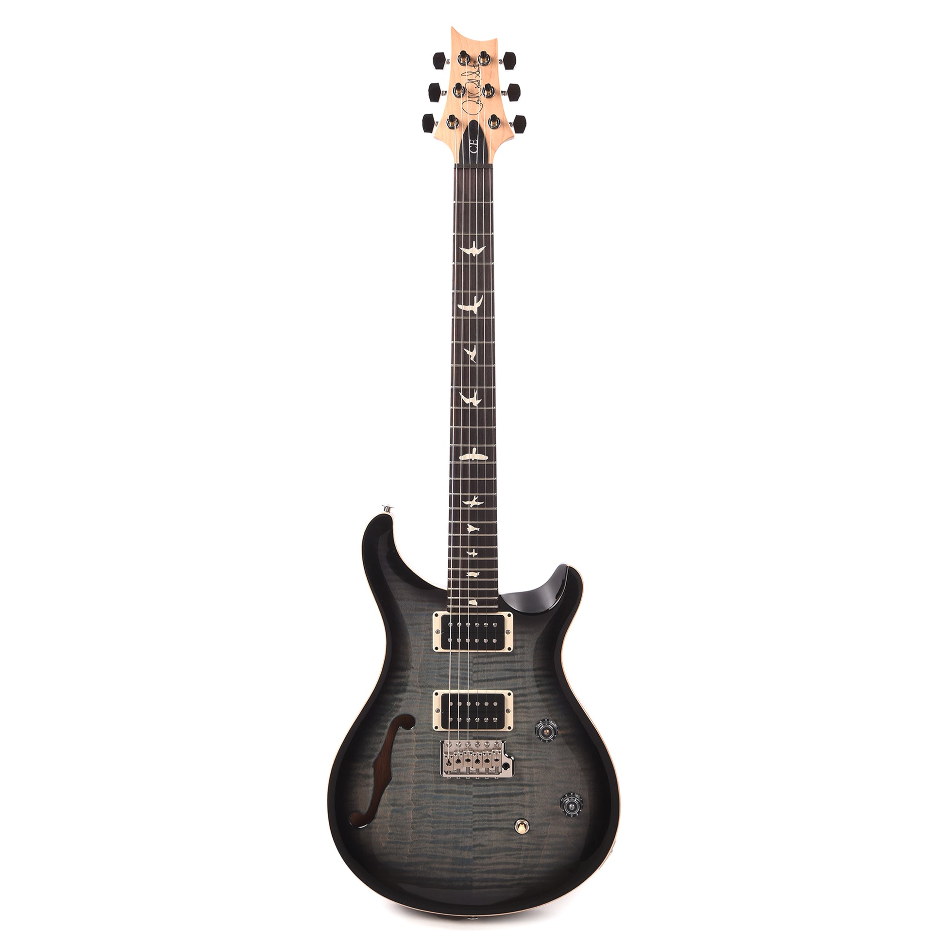 PRS CE 24 Semi-Hollow Faded Blue Smokeburst Electric Guitars / Semi-Hollow