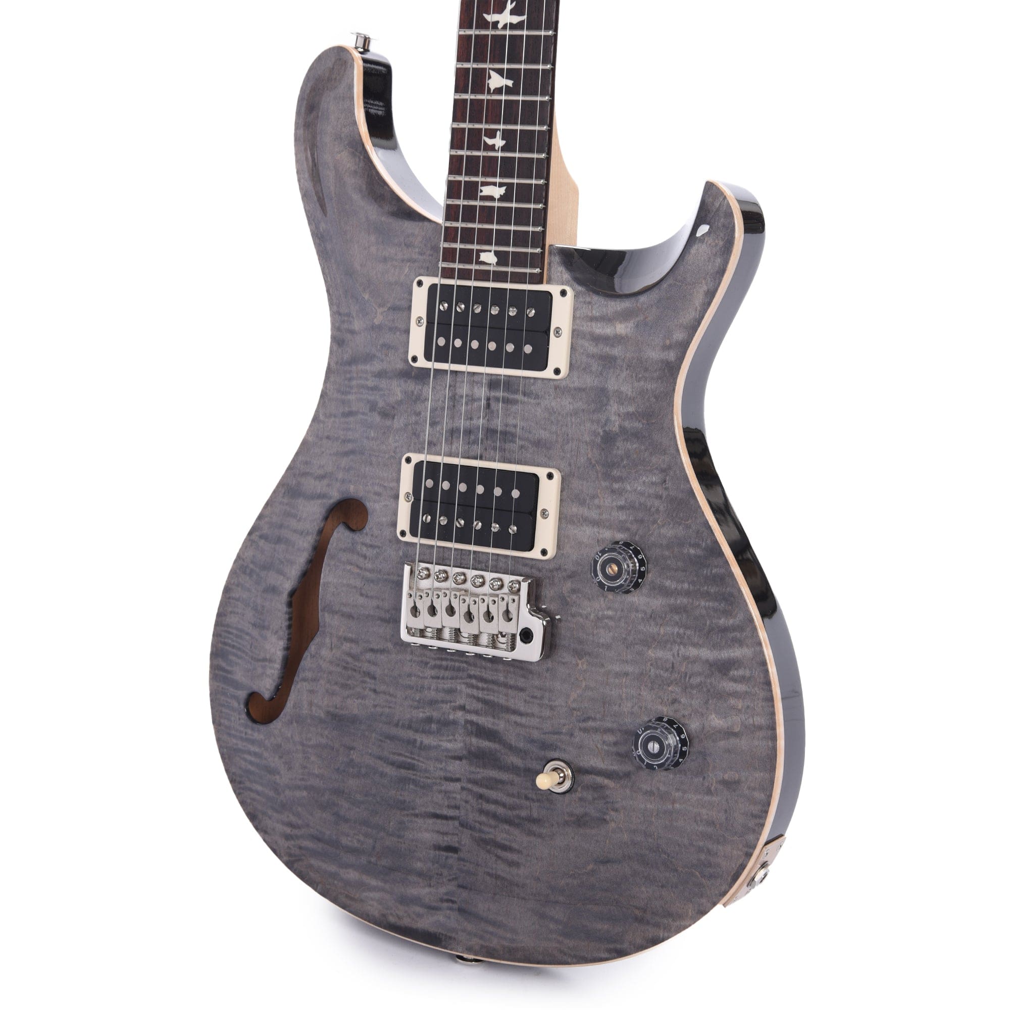 PRS CE 24 Semi-Hollow Faded Gray Black Electric Guitars / Semi-Hollow