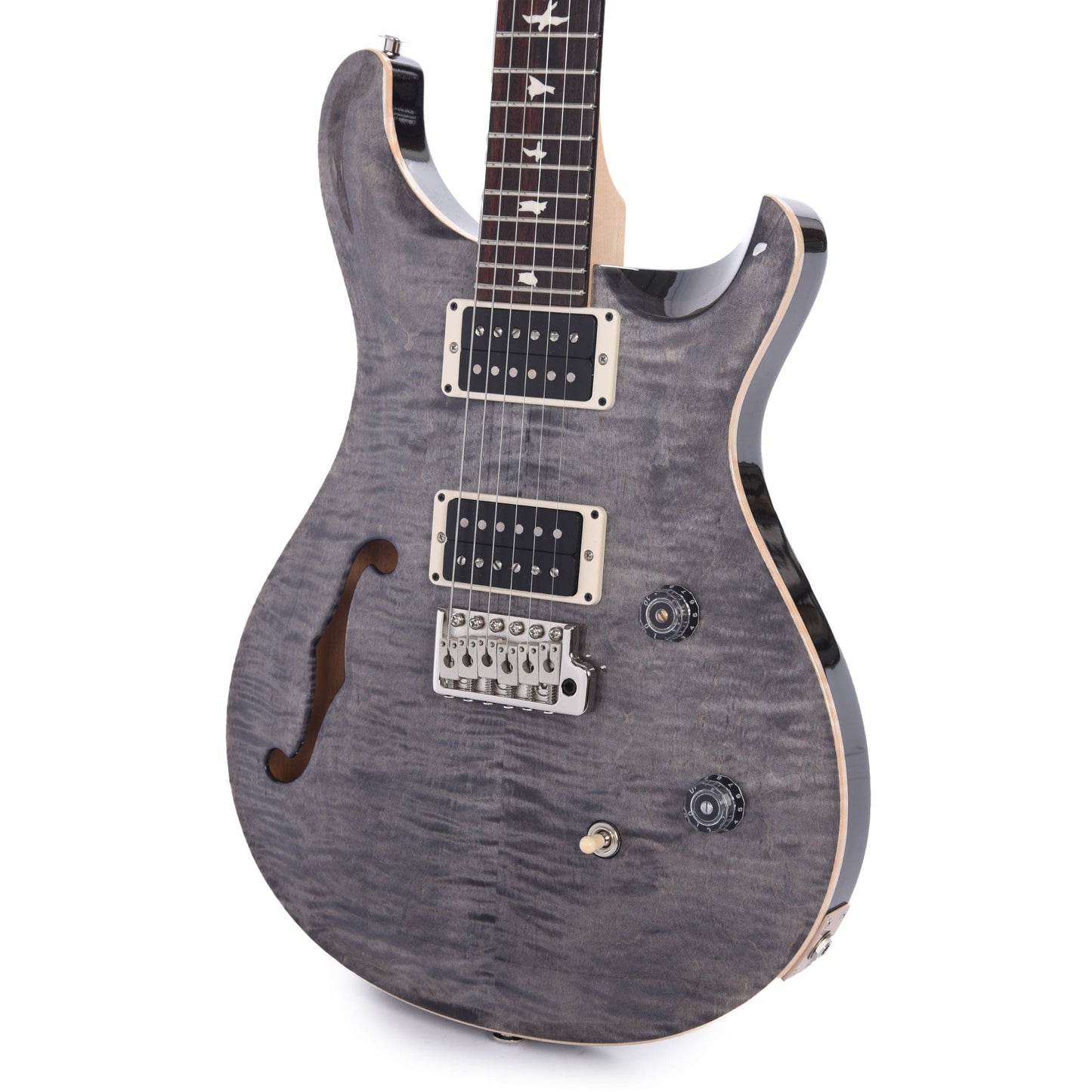 PRS CE 24 Semi-Hollow Faded Gray Black Electric Guitars / Semi-Hollow