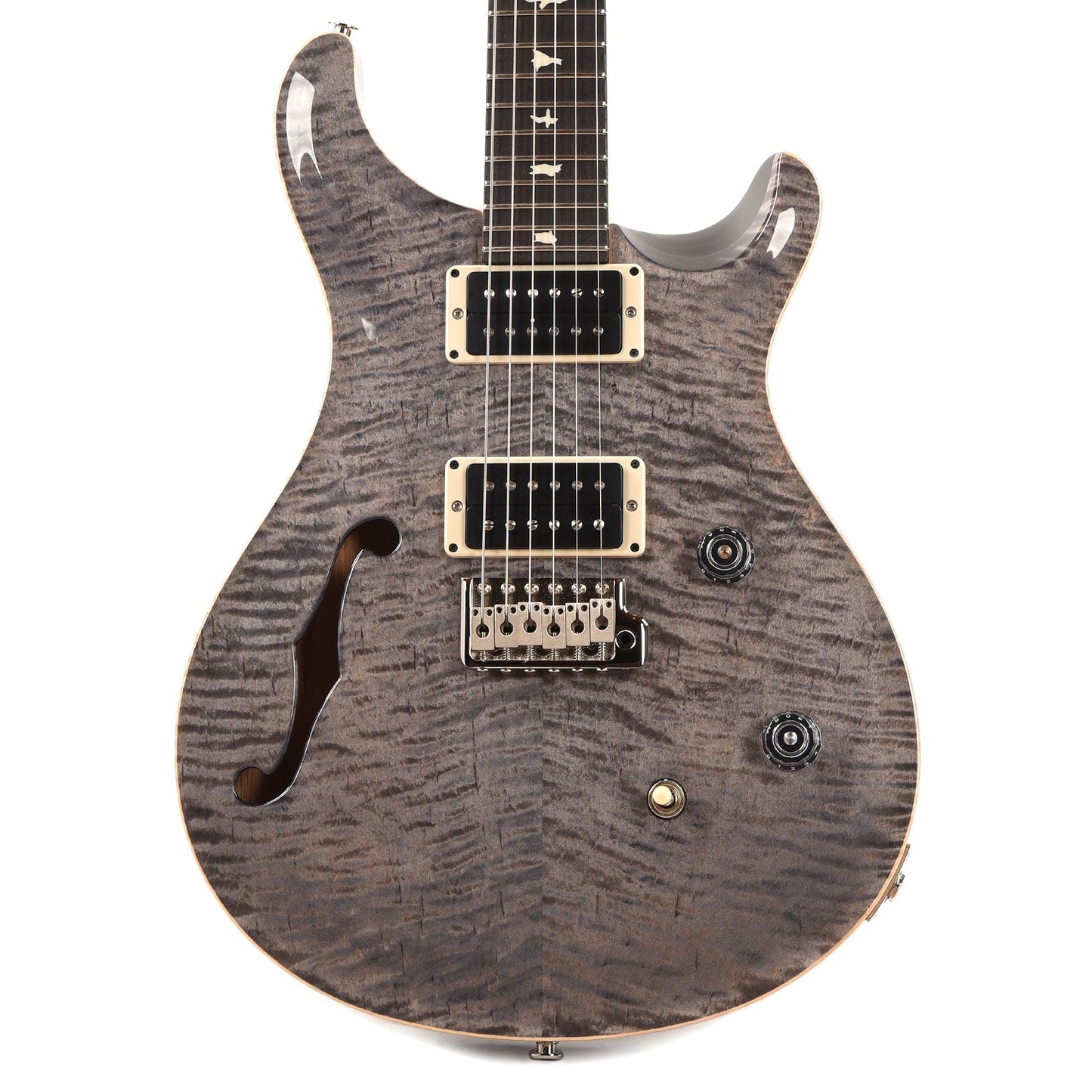 PRS CE 24 Semi-Hollow Faded Gray Black Electric Guitars / Semi-Hollow