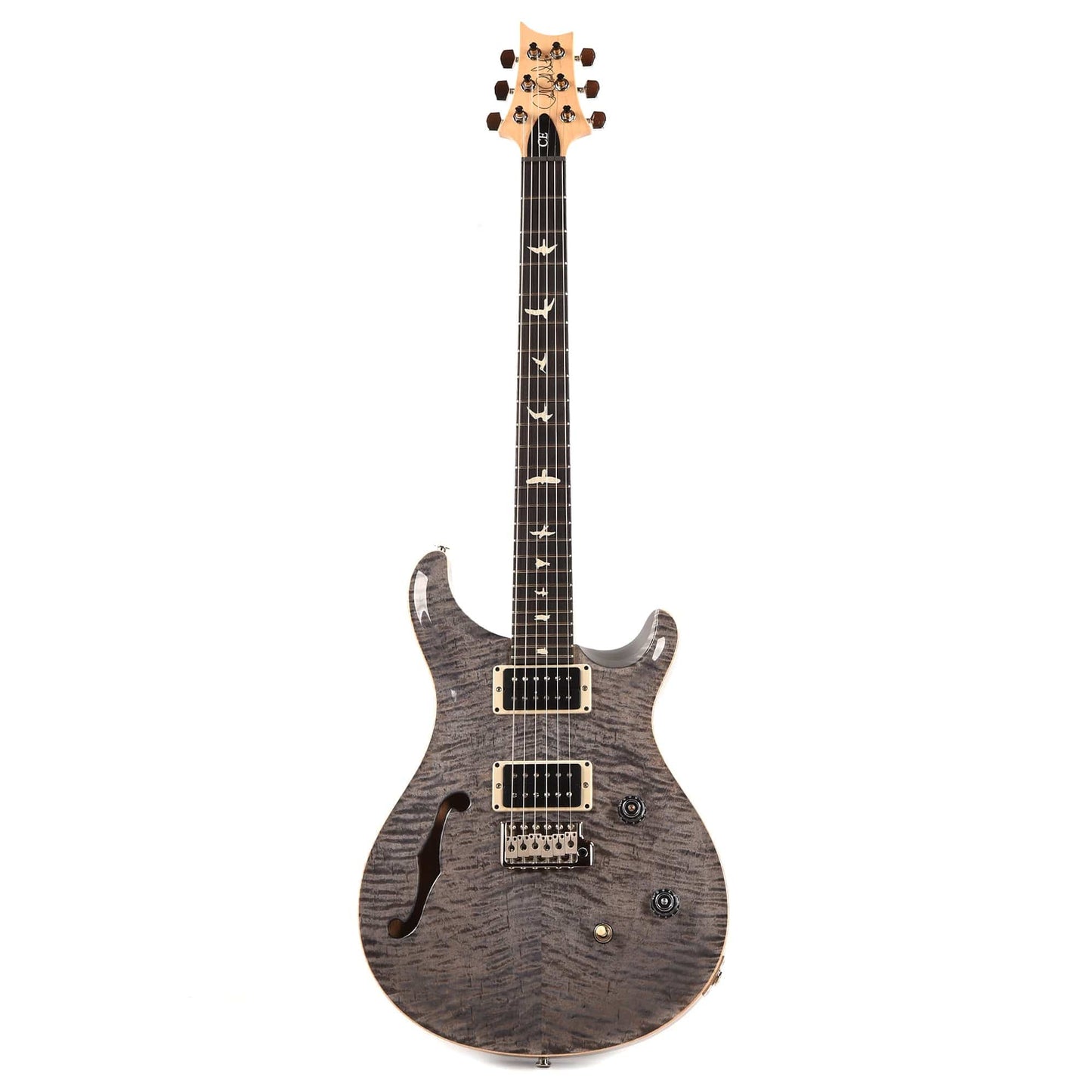 PRS CE 24 Semi-Hollow Faded Gray Black Electric Guitars / Semi-Hollow