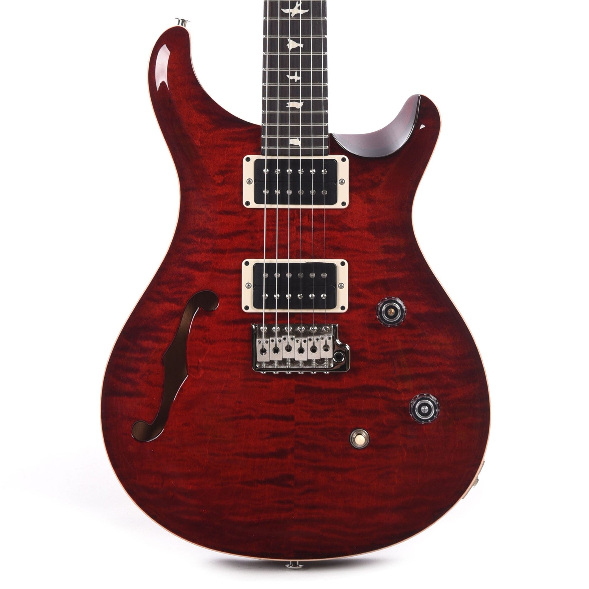 PRS CE 24 Semi-Hollow Fire Red Burst Electric Guitars / Semi-Hollow