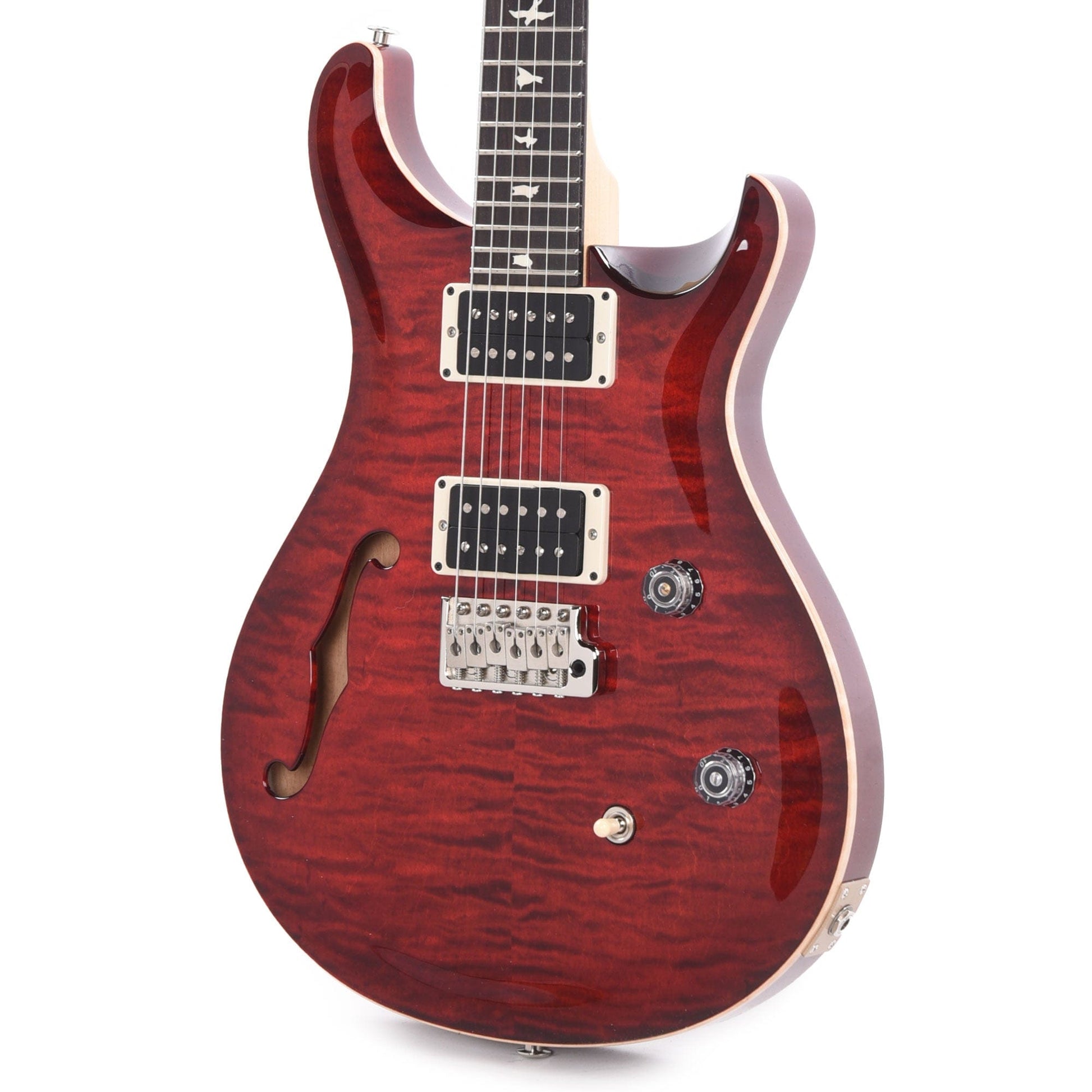 PRS CE 24 Semi-Hollow Fire Red Burst Electric Guitars / Semi-Hollow