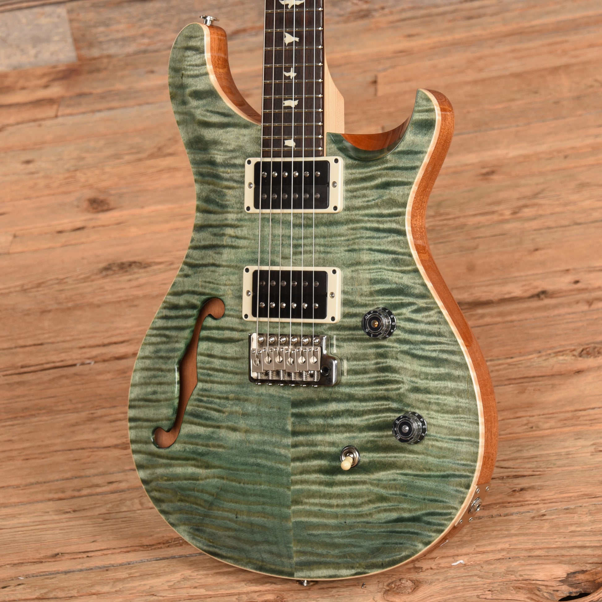 PRS CE24 Semi-Hollow Trampas Green 2020 Electric Guitars / Semi-Hollow