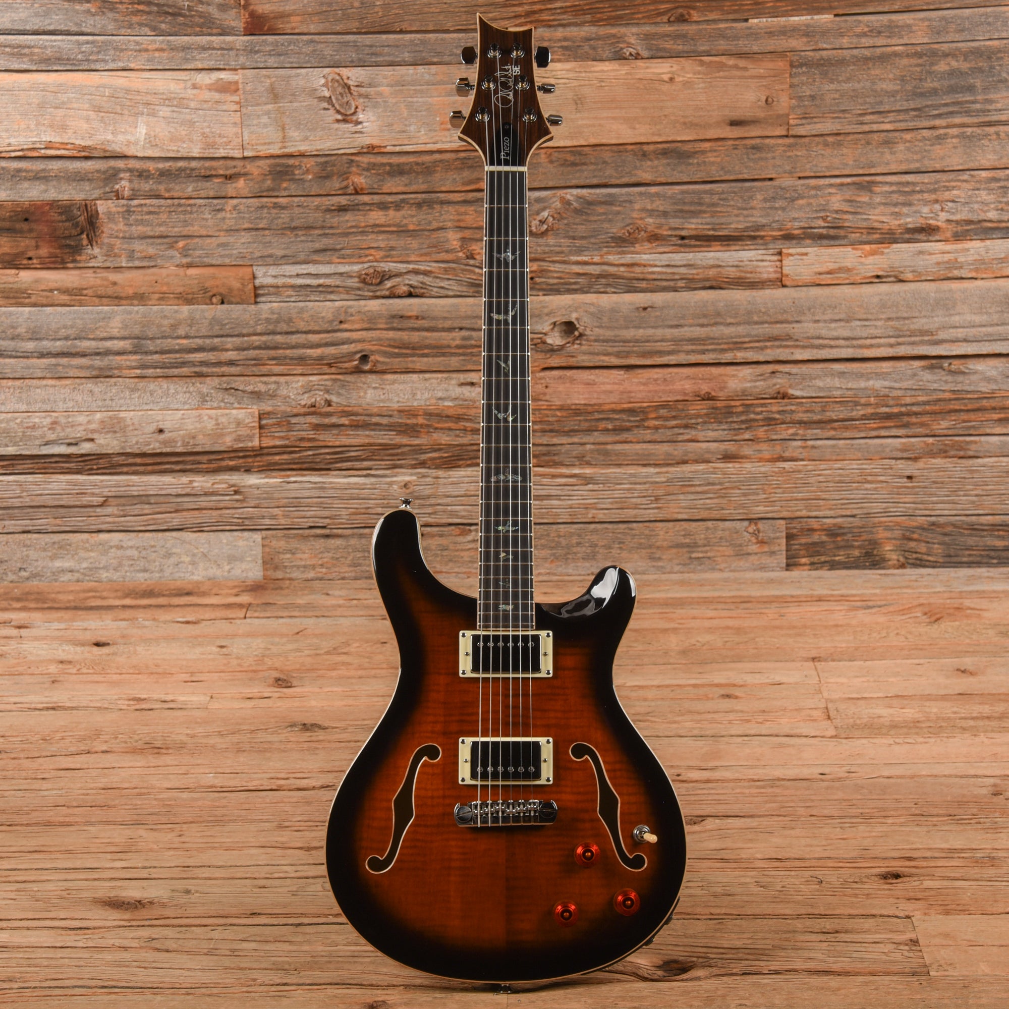 PRS Hollowbody II Piezo Sunburst Electric Guitars / Semi-Hollow