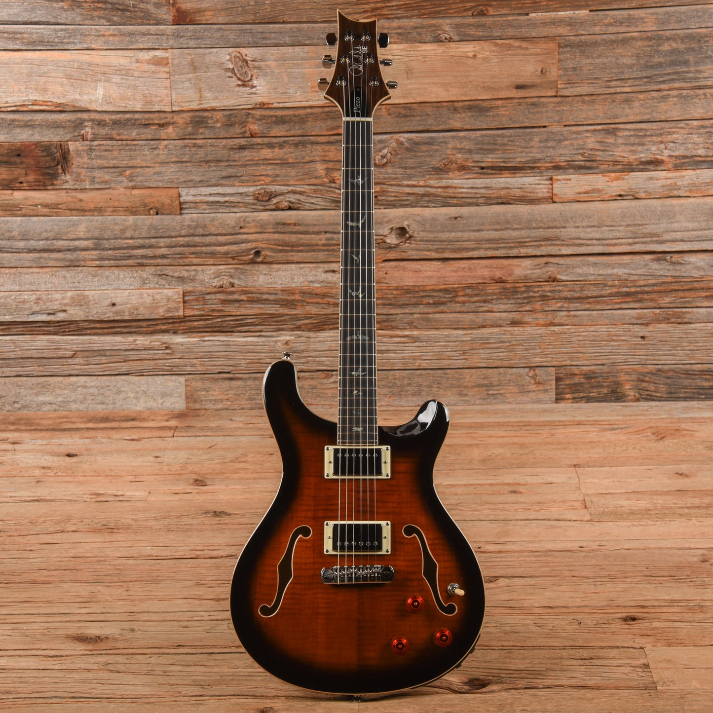 PRS Hollowbody II Piezo Sunburst Electric Guitars / Semi-Hollow