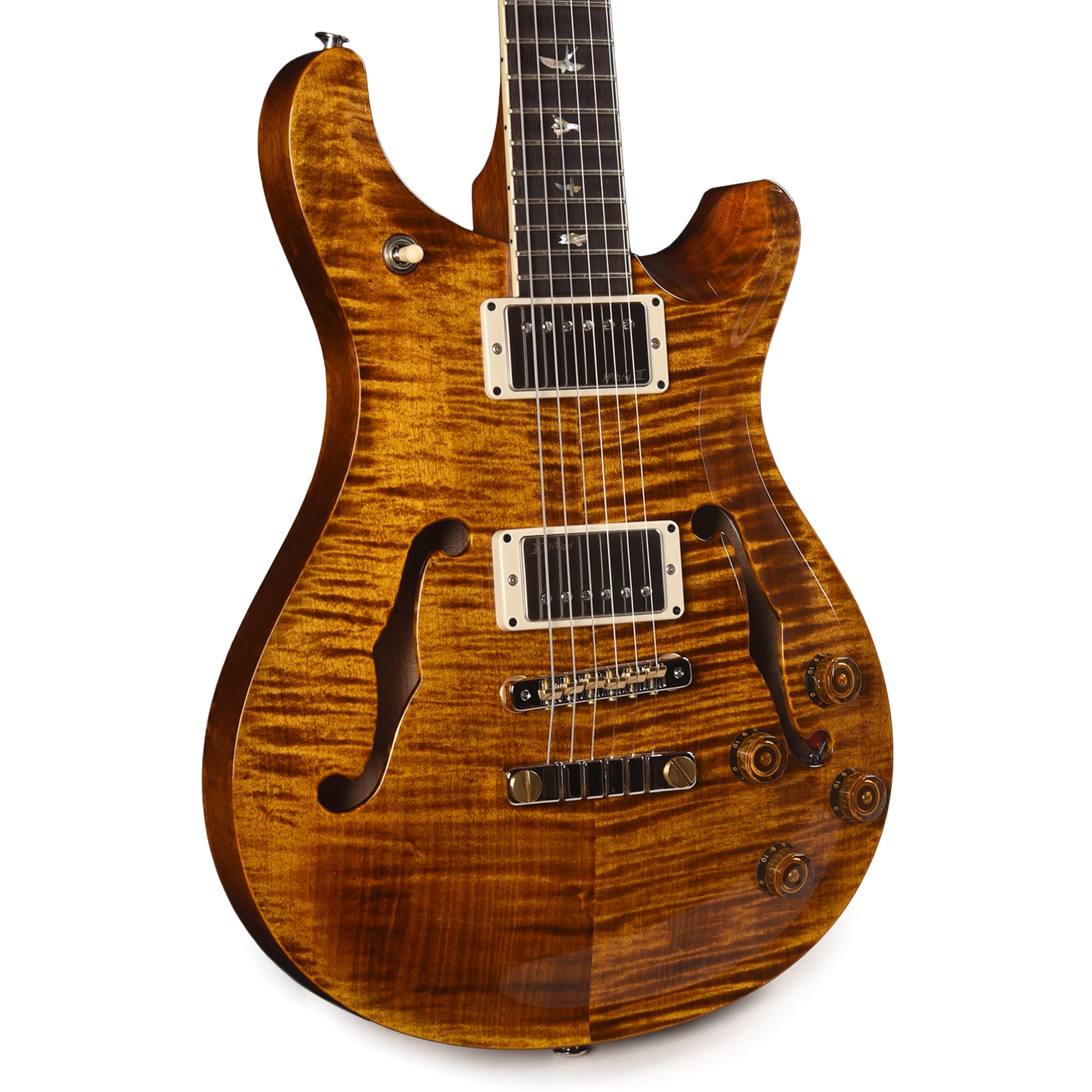 PRS McCarty 594 Hollowbody II Black Gold Electric Guitars / Semi-Hollow