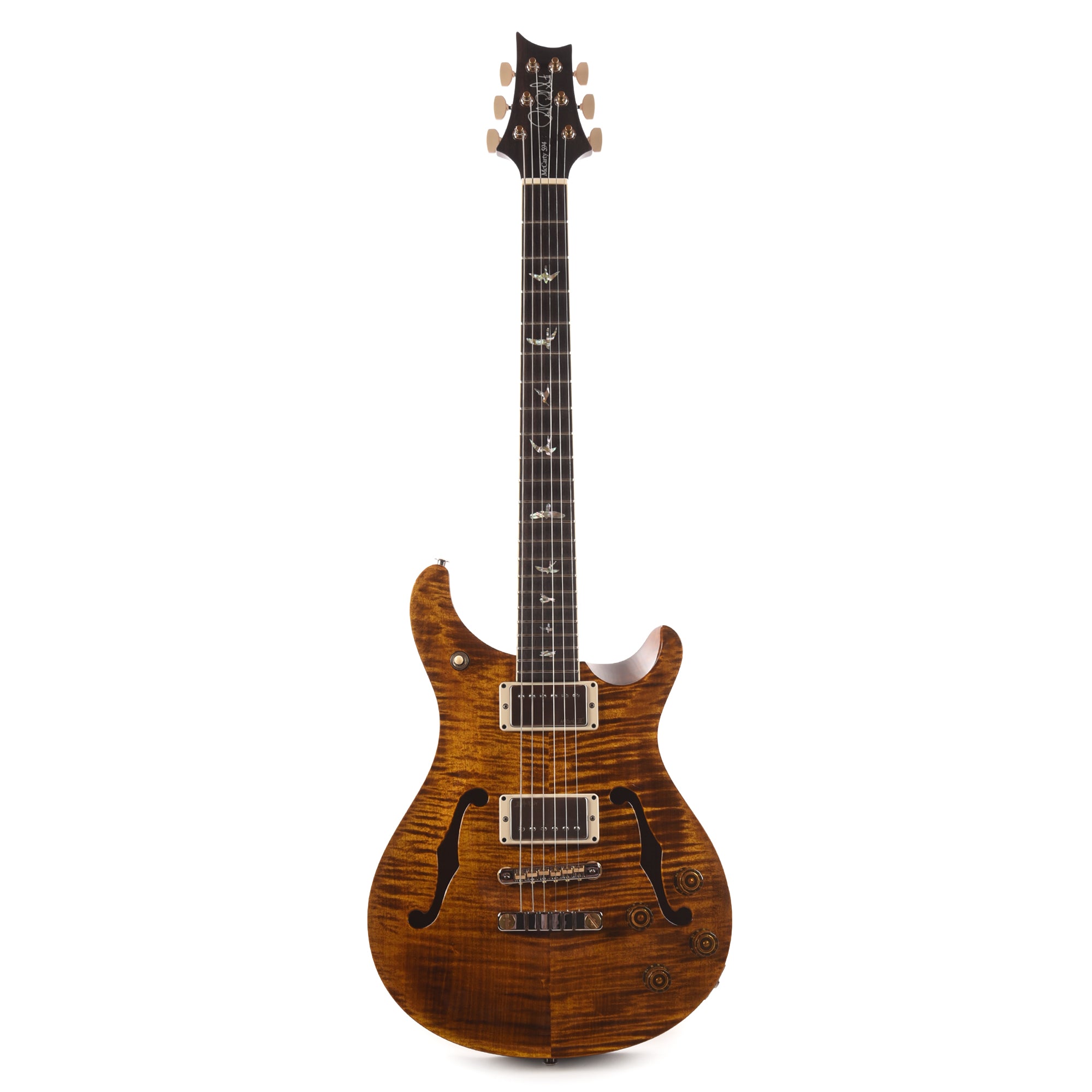 PRS McCarty 594 Hollowbody II Black Gold Electric Guitars / Semi-Hollow
