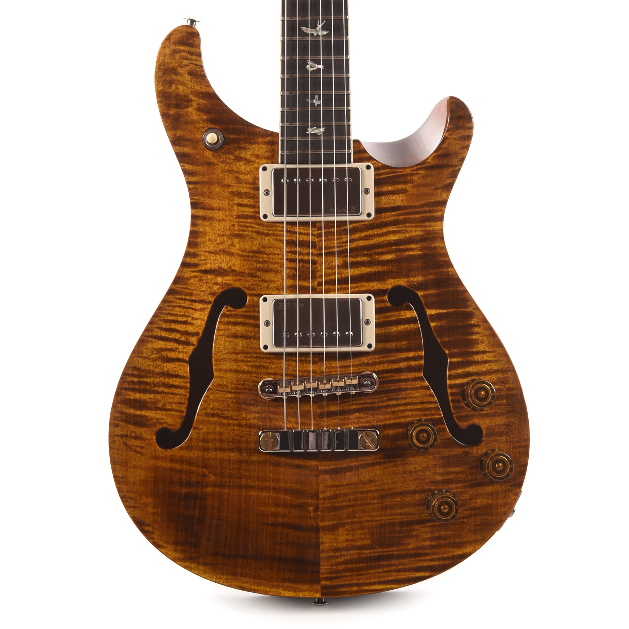 PRS McCarty 594 Hollowbody II Black Gold Electric Guitars / Semi-Hollow
