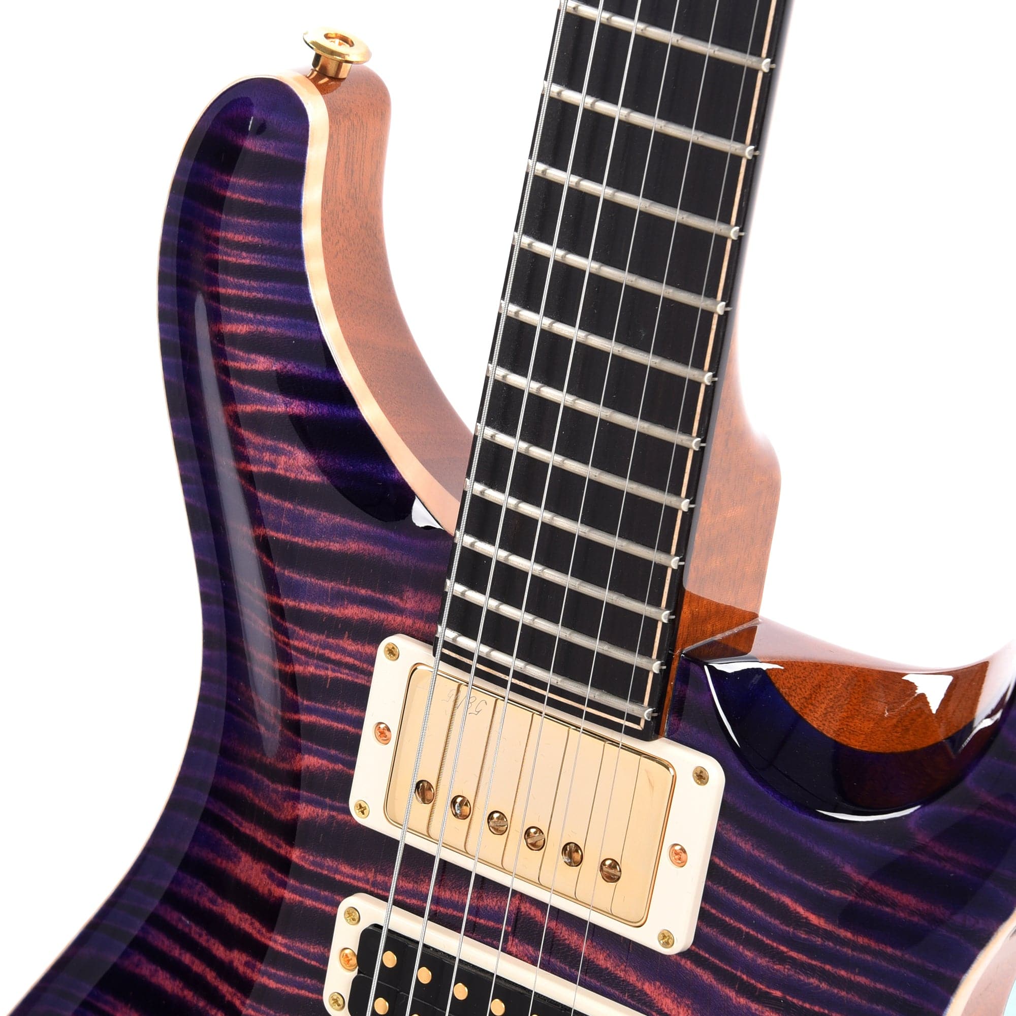 PRS Private Stock #10457 Special Semi-Hollow Ultra Violet Smoked Burst w/Birds of a Feather Inlay & Figured Mahogany Neck Electric Guitars / Semi-Hollow