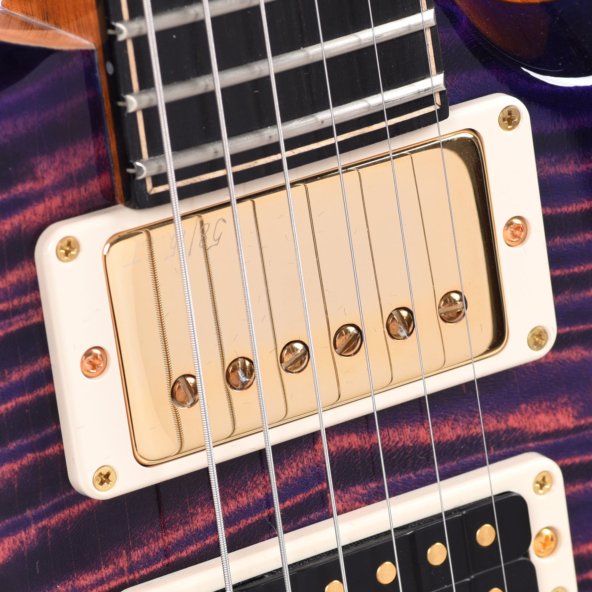 PRS Private Stock #10457 Special Semi-Hollow Ultra Violet Smoked Burst w/Birds of a Feather Inlay & Figured Mahogany Neck Electric Guitars / Semi-Hollow