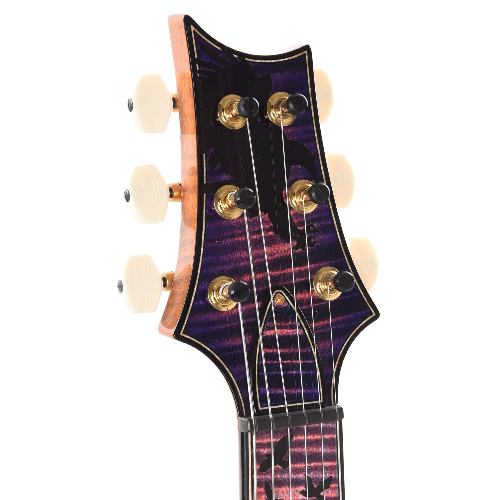 PRS Private Stock #10457 Special Semi-Hollow Ultra Violet Smoked Burst w/Birds of a Feather Inlay & Figured Mahogany Neck Electric Guitars / Semi-Hollow