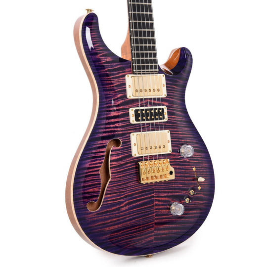 PRS Private Stock #10457 Special Semi-Hollow Ultra Violet Smoked Burst w/Birds of a Feather Inlay & Figured Mahogany Neck Electric Guitars / Semi-Hollow