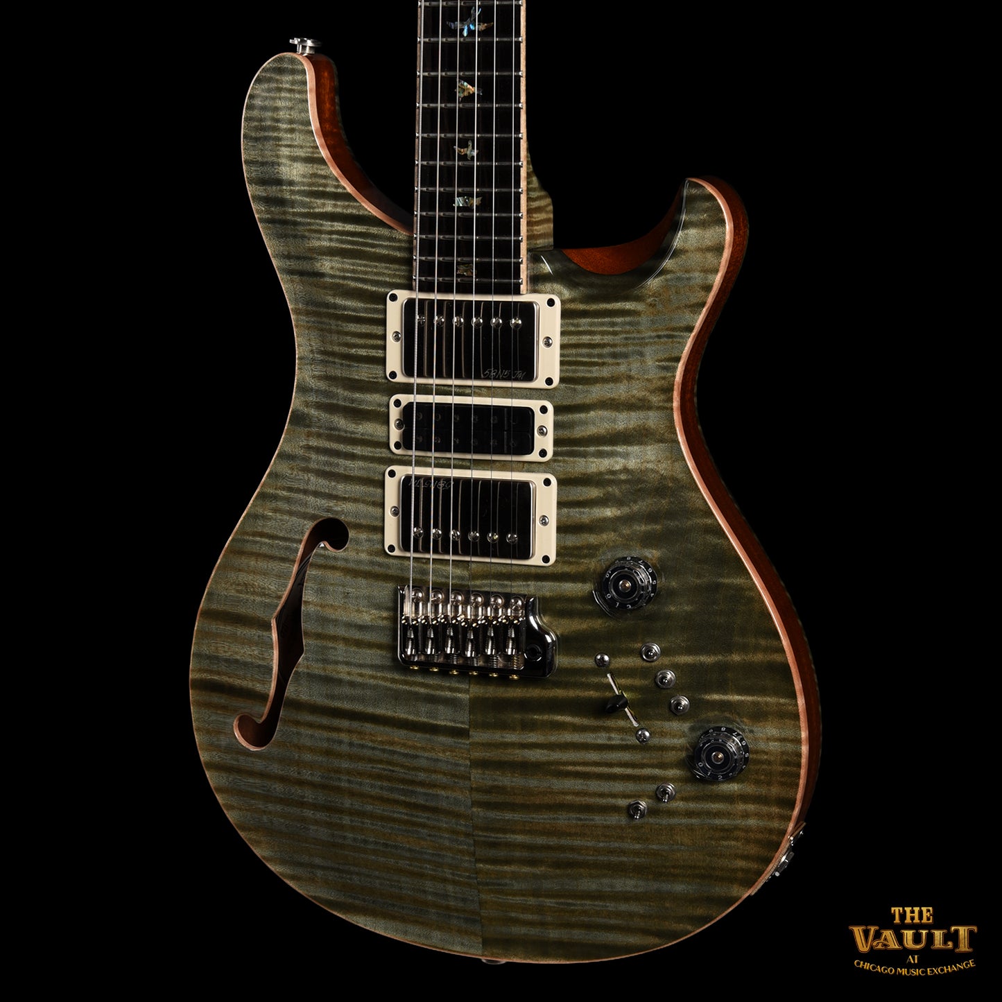 PRS Private Stock Super Eagle II Hemp Green 2017 Electric Guitars / Semi-Hollow