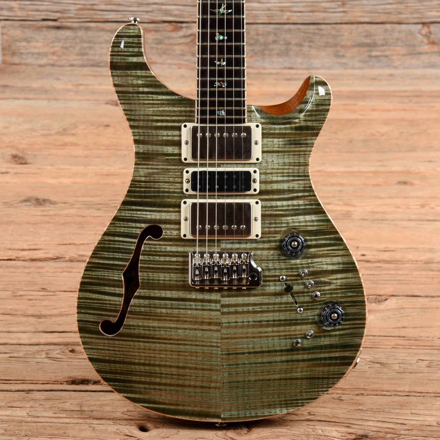 PRS Private Stock Super Eagle II Hemp Green 2017 Electric Guitars / Semi-Hollow