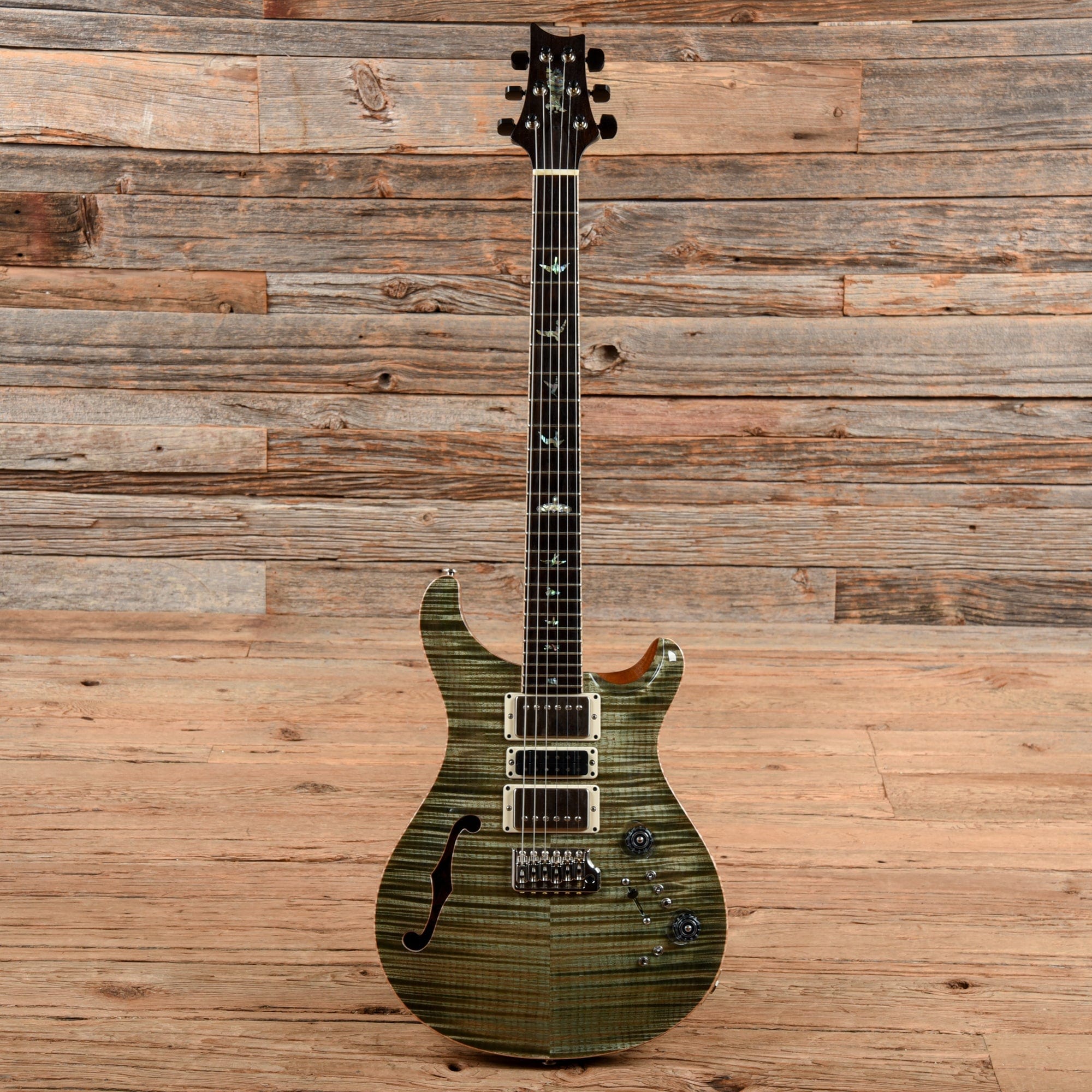 PRS Private Stock Super Eagle II Hemp Green 2017 Electric Guitars / Semi-Hollow