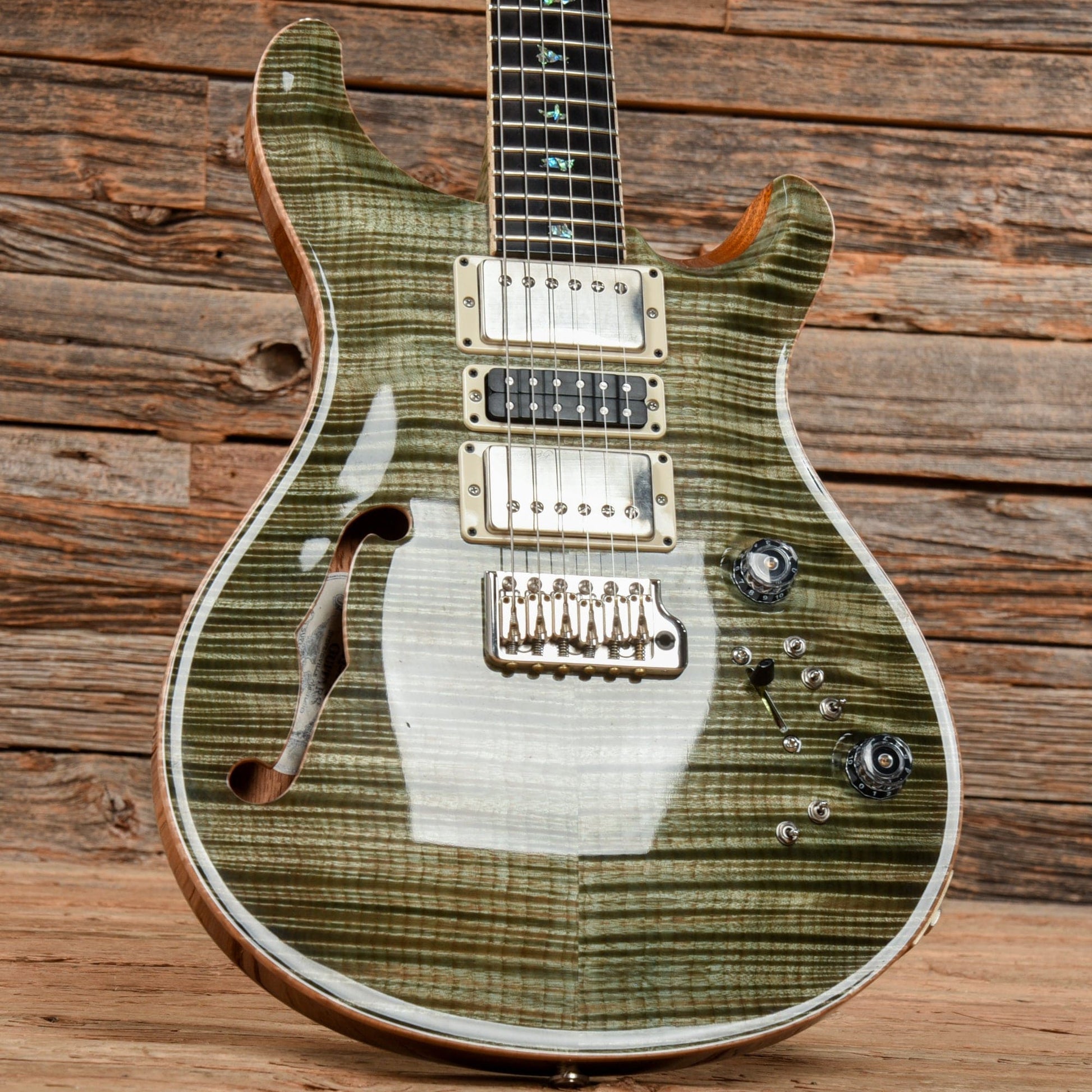 PRS Private Stock Super Eagle II Hemp Green 2017 Electric Guitars / Semi-Hollow