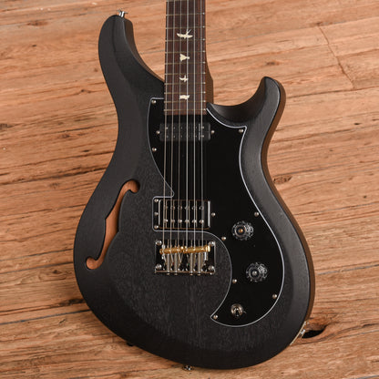 PRS S2 Vela Semi-Hollow Satin Black 2024 Electric Guitars / Semi-Hollow
