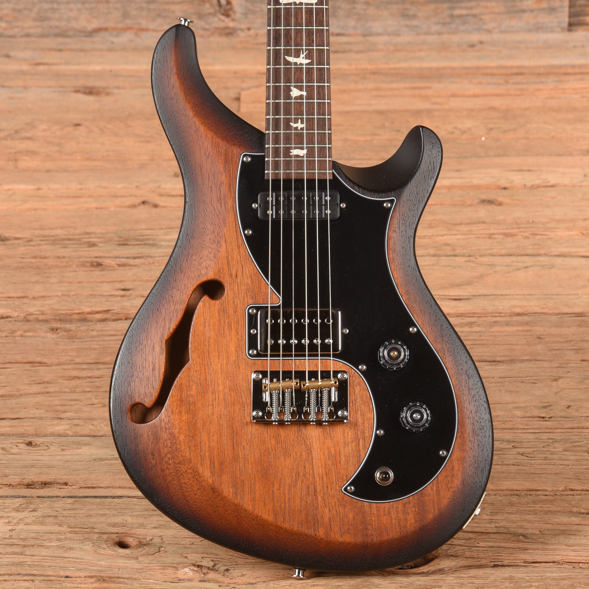 PRS S2 Vela Semi-Hollow Satin Tobacco Sunburst 2024 Electric Guitars / Semi-Hollow