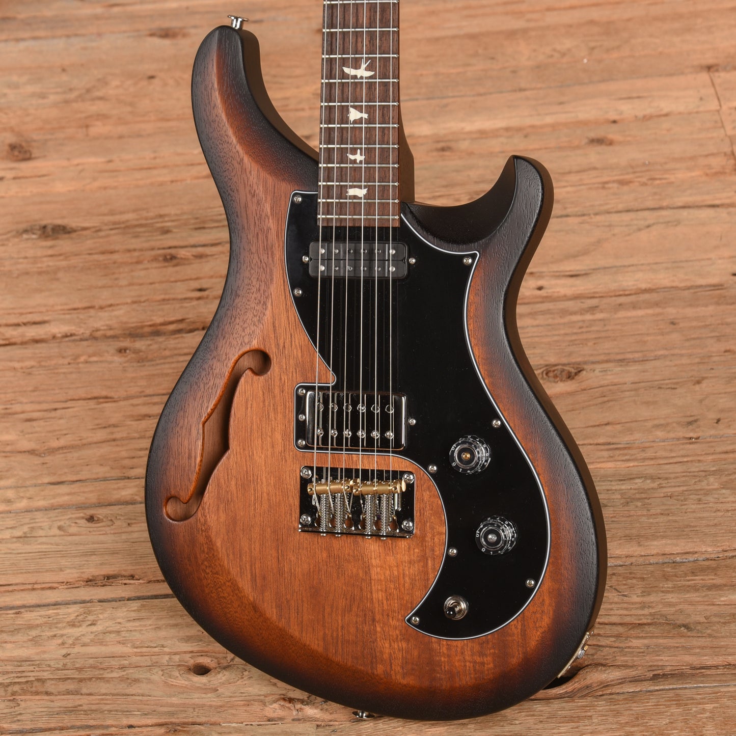 PRS S2 Vela Semi-Hollow Satin Tobacco Sunburst 2024 Electric Guitars / Semi-Hollow