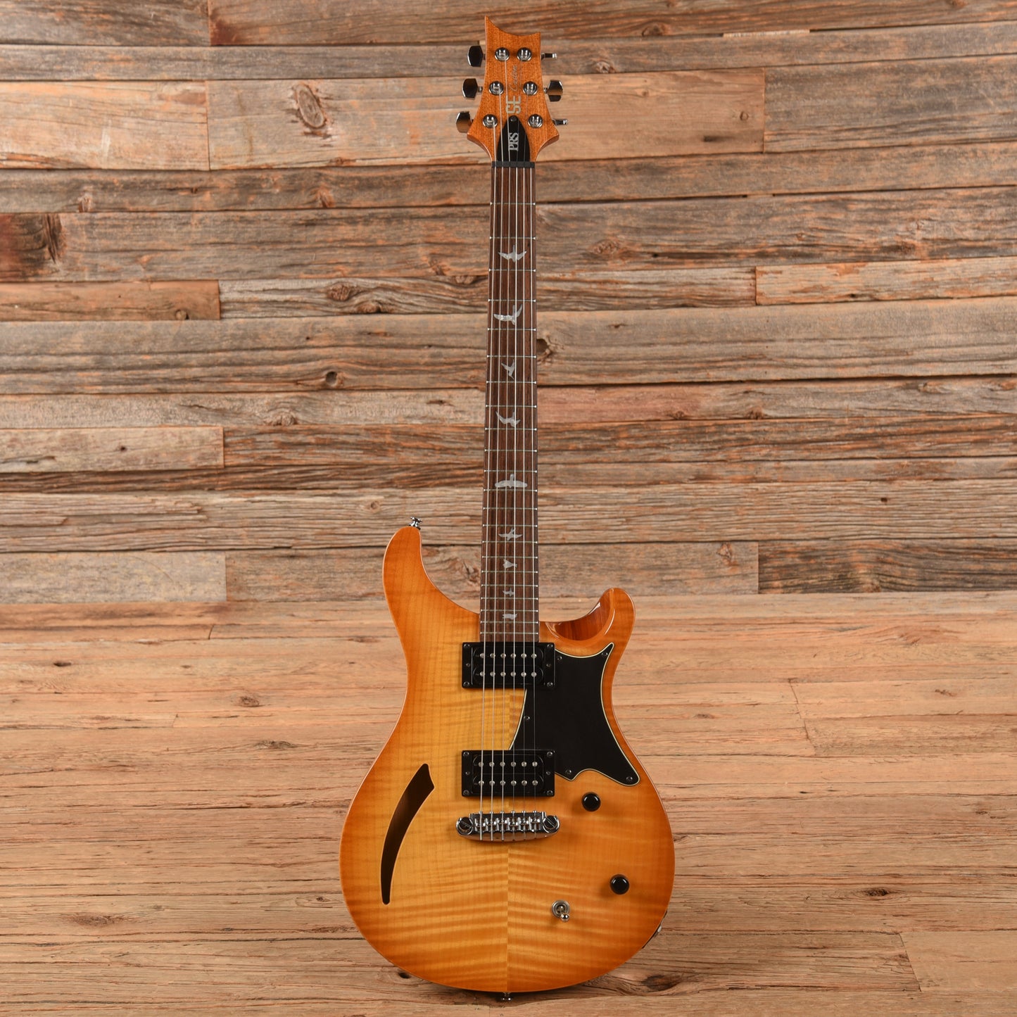 PRS SE Custom 22 Semi-Hollow Sunburst 2011 Electric Guitars / Semi-Hollow
