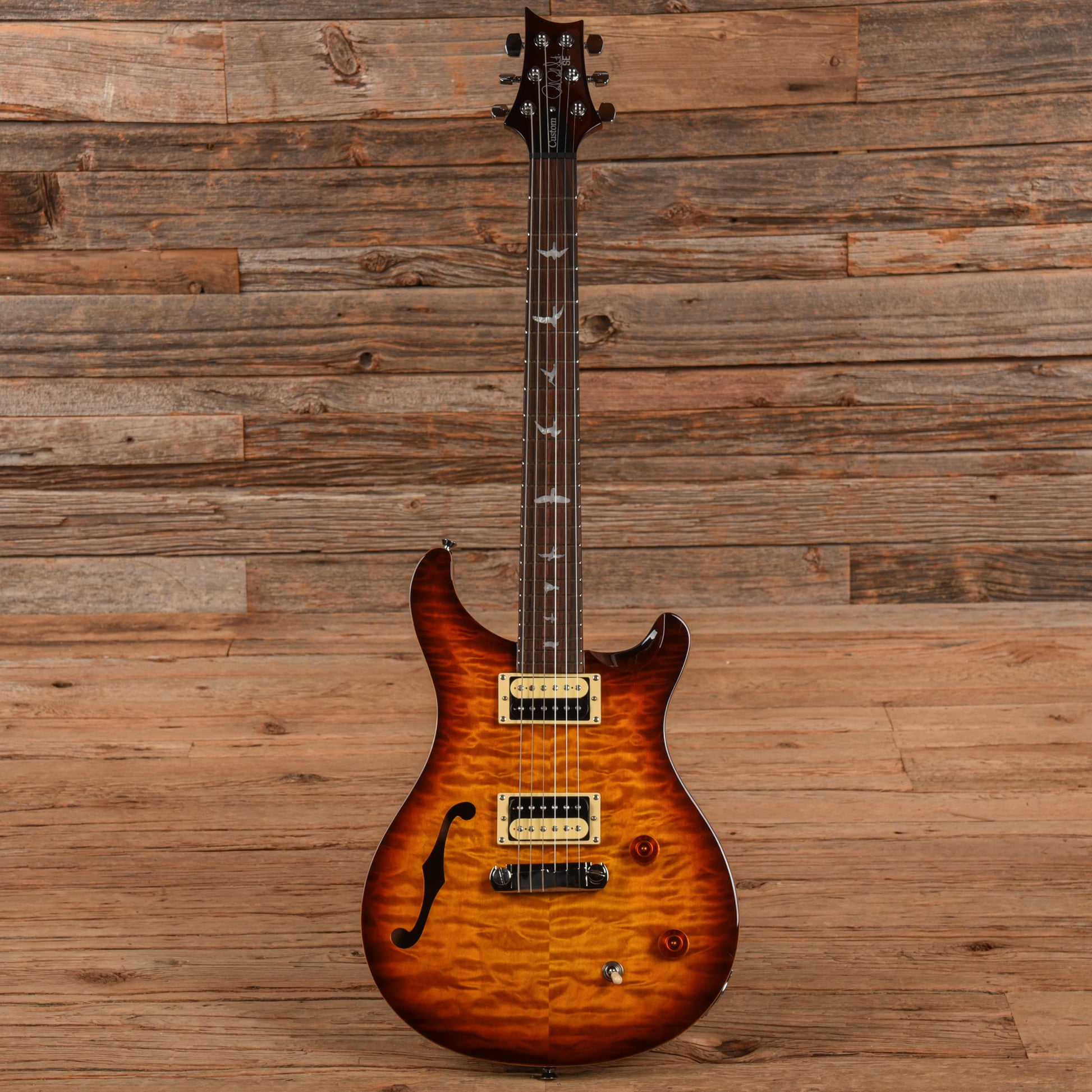 PRS SE Custom 22 Semi-Hollow Sunburst 2017 Electric Guitars / Semi-Hollow
