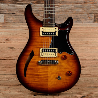 PRS SE Custom 22 Semi-Hollow Sunburst Electric Guitars / Semi-Hollow