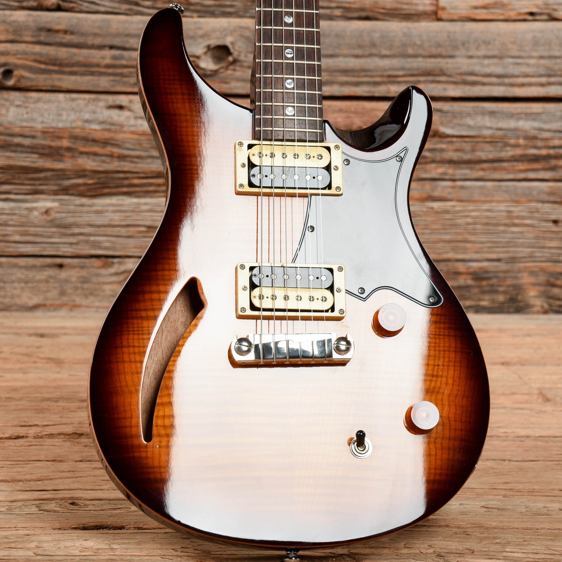 PRS SE Custom 22 Semi-Hollow Sunburst Electric Guitars / Semi-Hollow