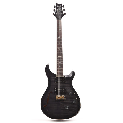 PRS SE Custom 24 Semi-Hollow Piezo Charcoal Burst Electric Guitars / Semi-Hollow