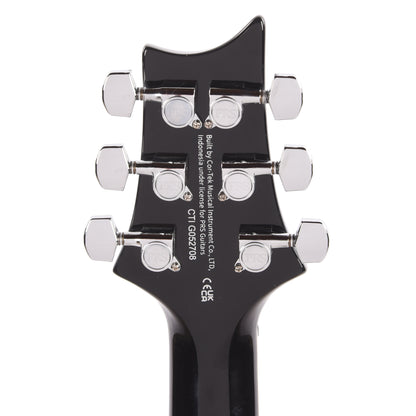 PRS SE Custom 24 Semi-Hollow Piezo Charcoal Burst Electric Guitars / Semi-Hollow