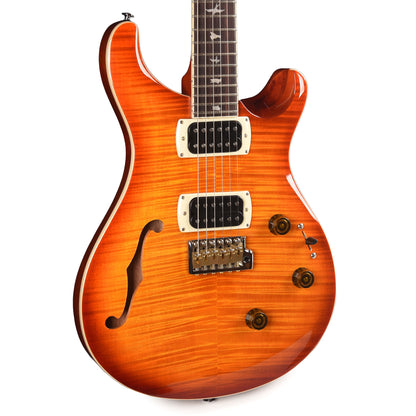 PRS SE Custom 24 Semi-Hollow Piezo Vintage Sunburst Electric Guitars / Semi-Hollow