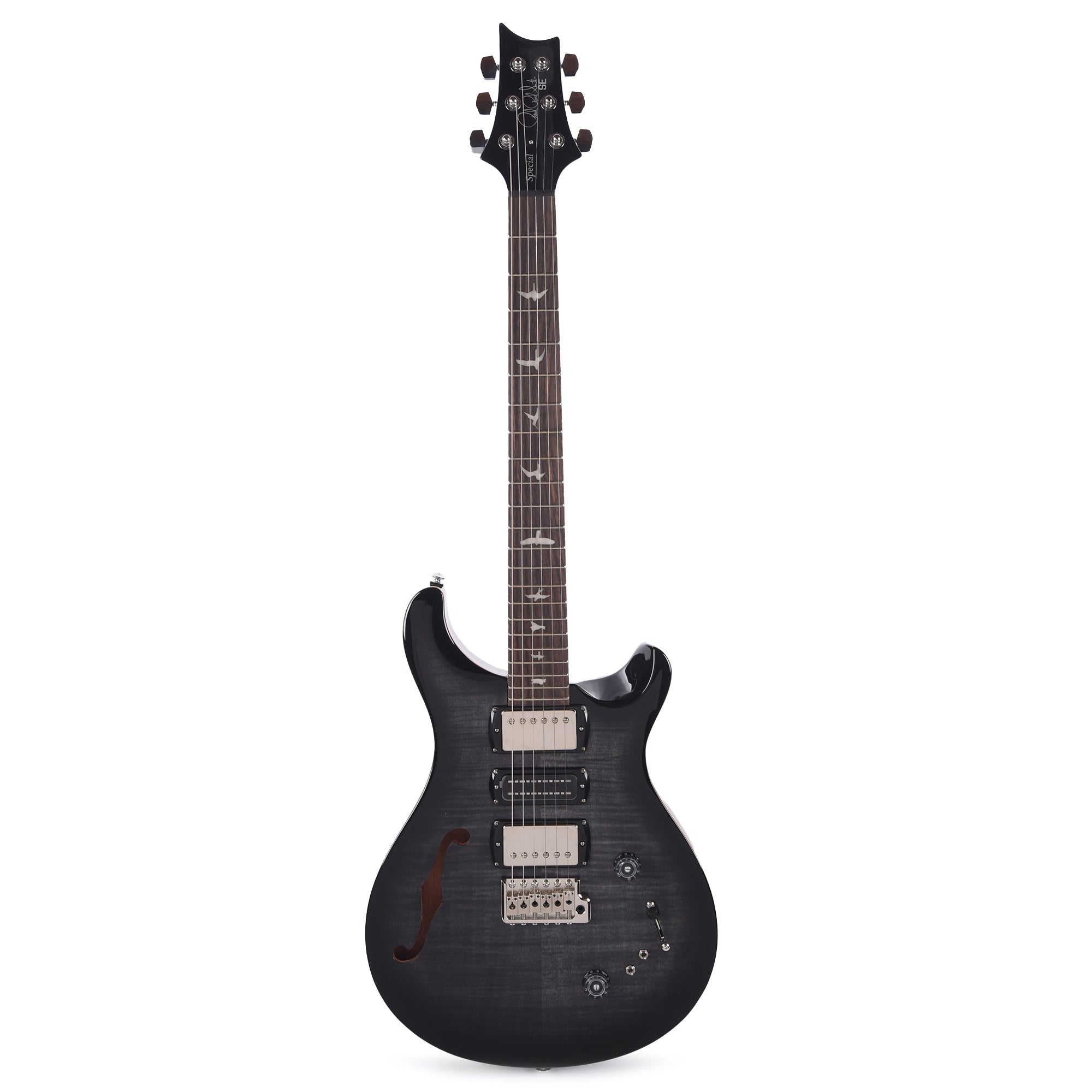 PRS SE Special Semi-Hollow Charcoal Burst Electric Guitars / Semi-Hollow