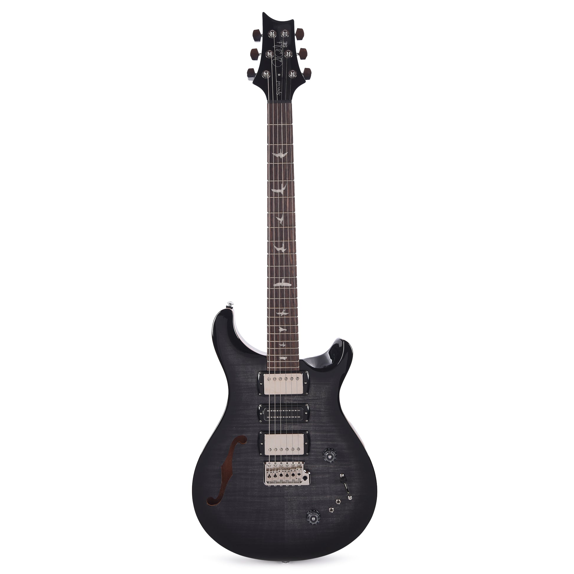 PRS SE Special Semi-Hollow Charcoal Burst Electric Guitars / Semi-Hollow