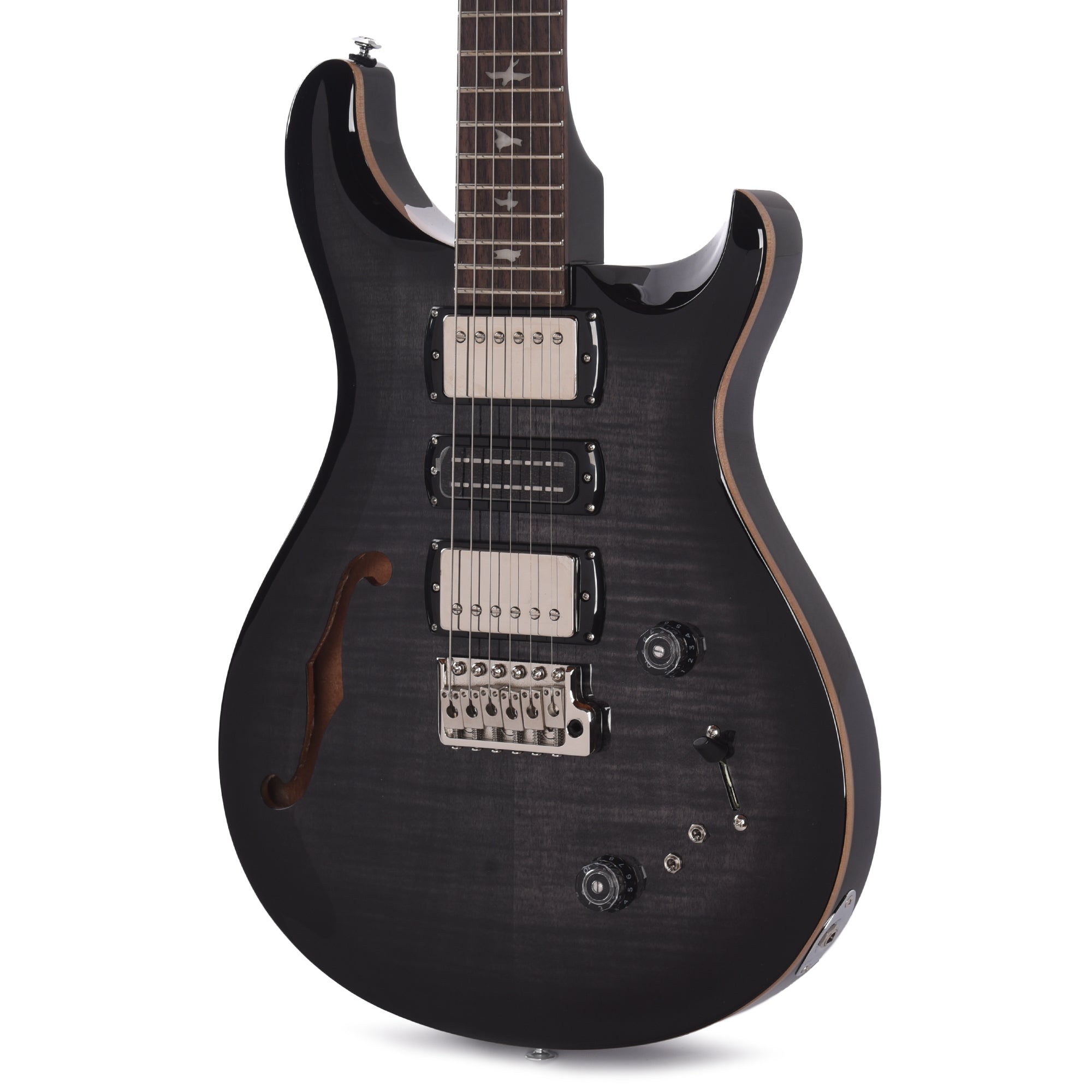 PRS SE Special Semi-Hollow Charcoal Burst Electric Guitars / Semi-Hollow