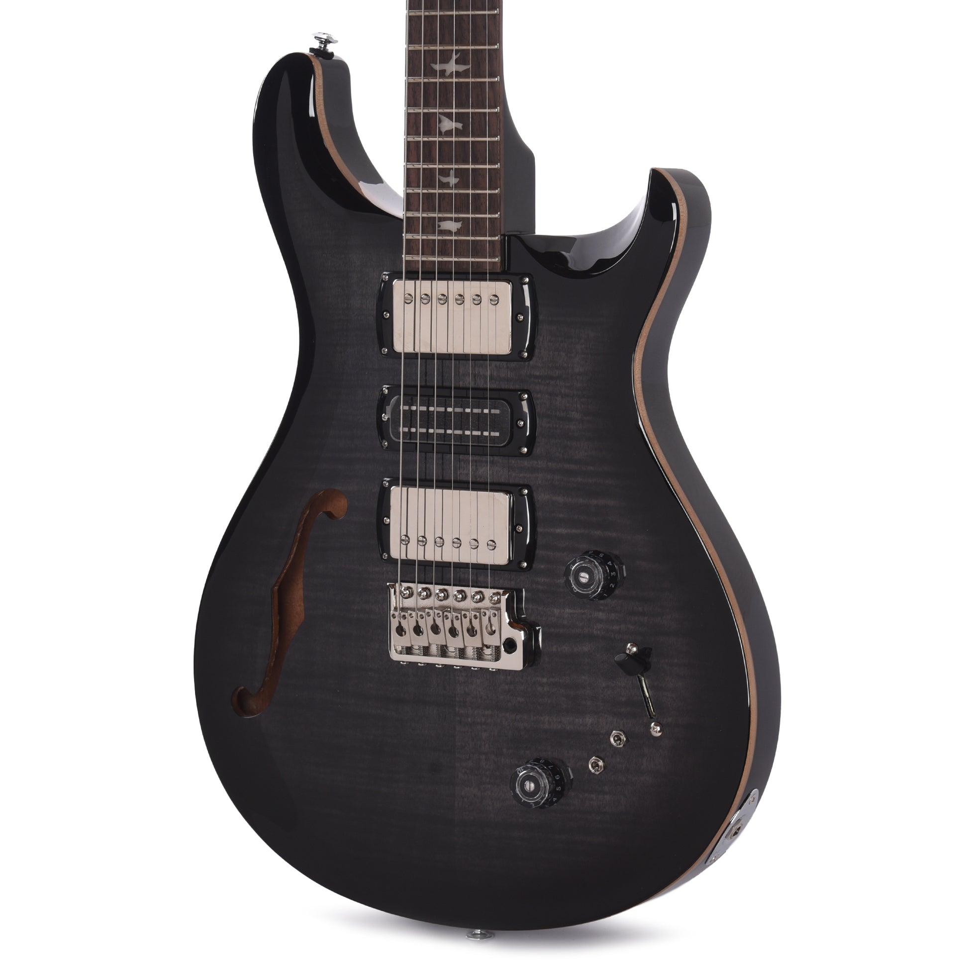 PRS SE Special Semi-Hollow Charcoal Burst Electric Guitars / Semi-Hollow