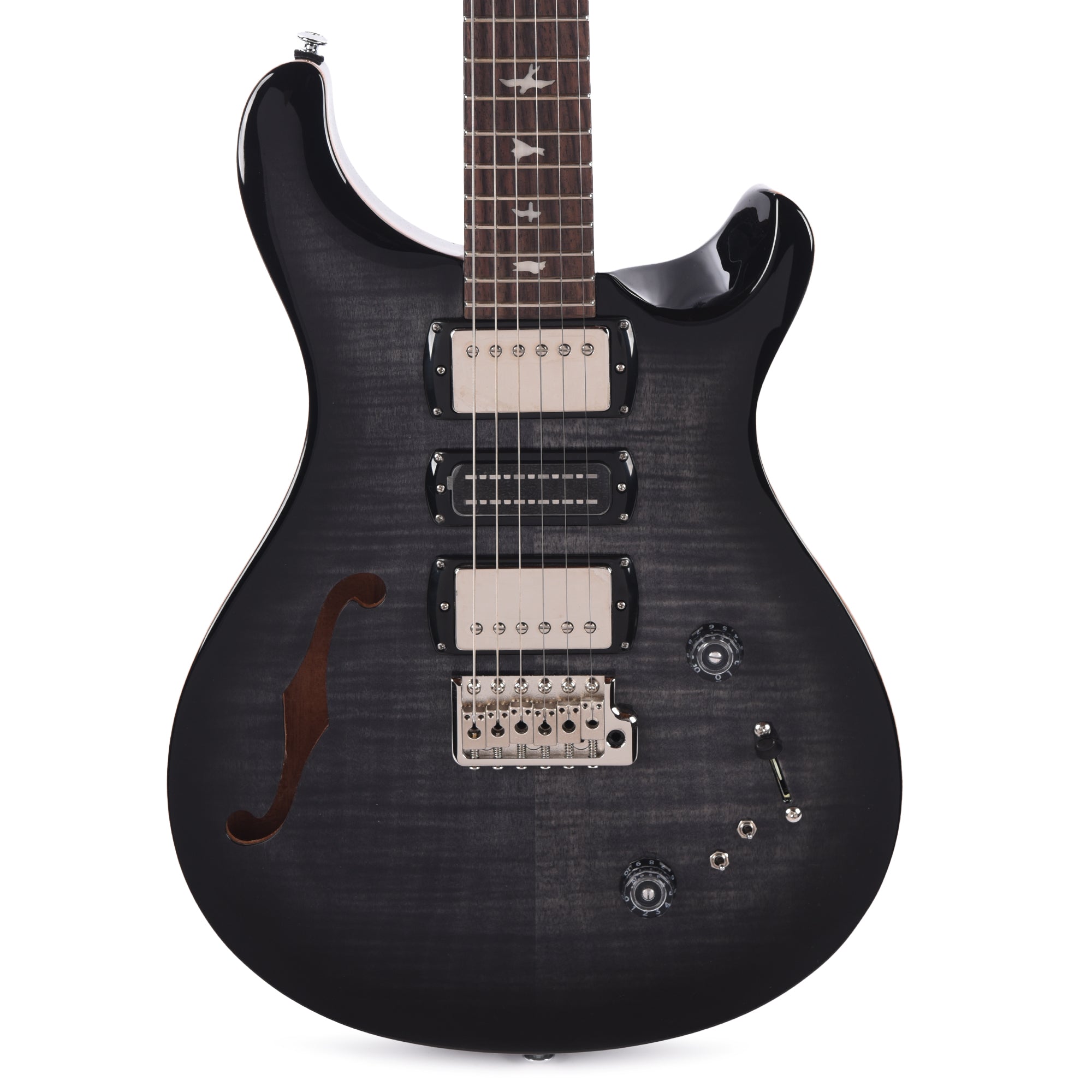 PRS SE Special Semi-Hollow Charcoal Burst Electric Guitars / Semi-Hollow