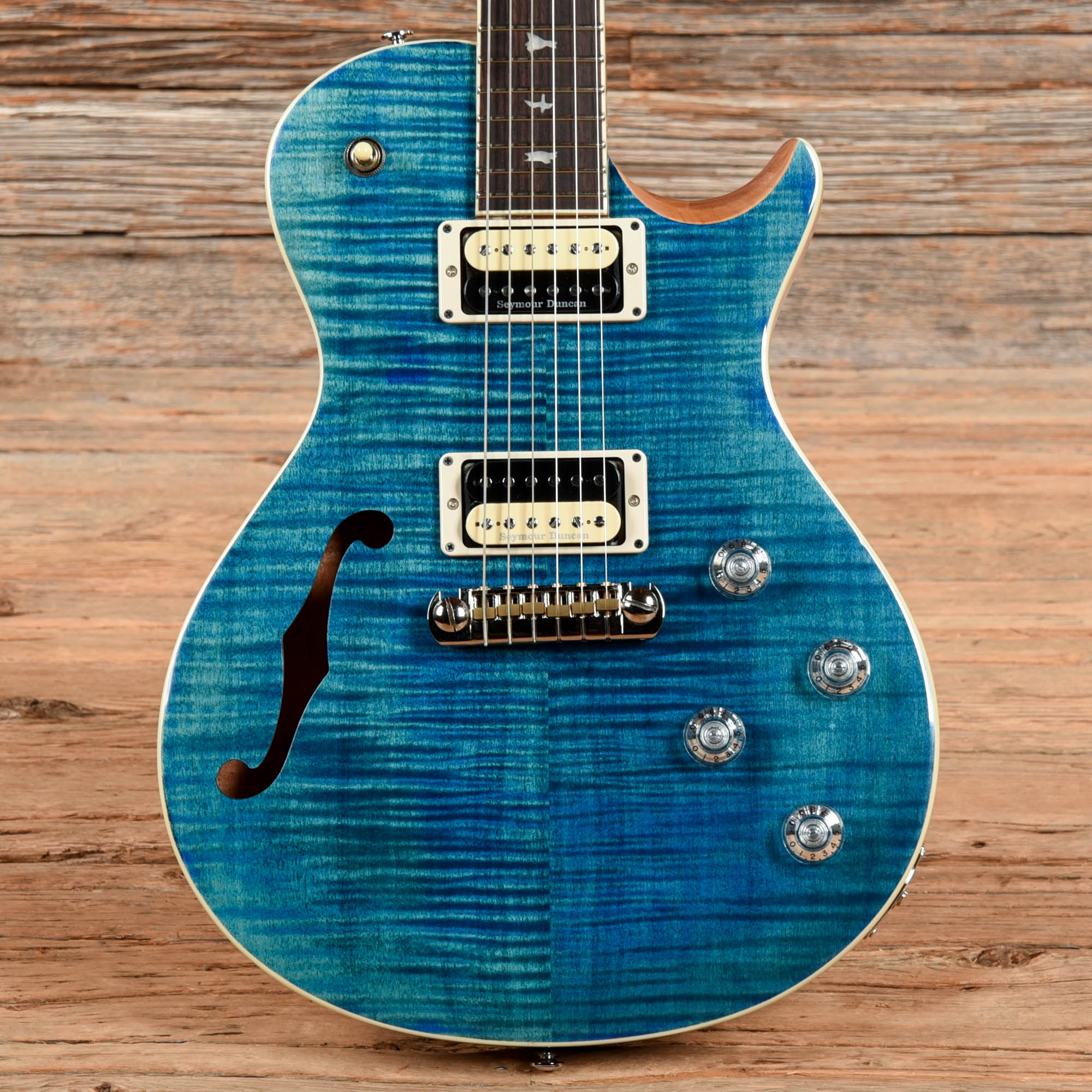 PRS SE Zach Myers Myer's Blue 2023 Electric Guitars / Semi-Hollow