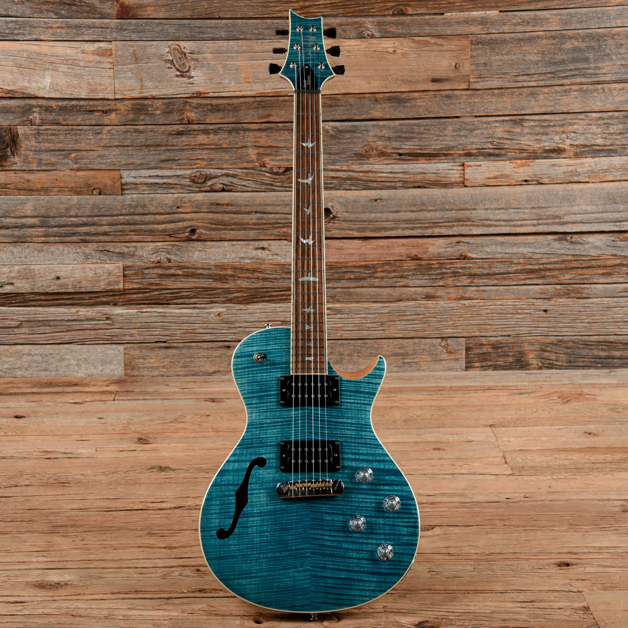 PRS SE Zach Myers Myers Blue 2021 Electric Guitars / Semi-Hollow