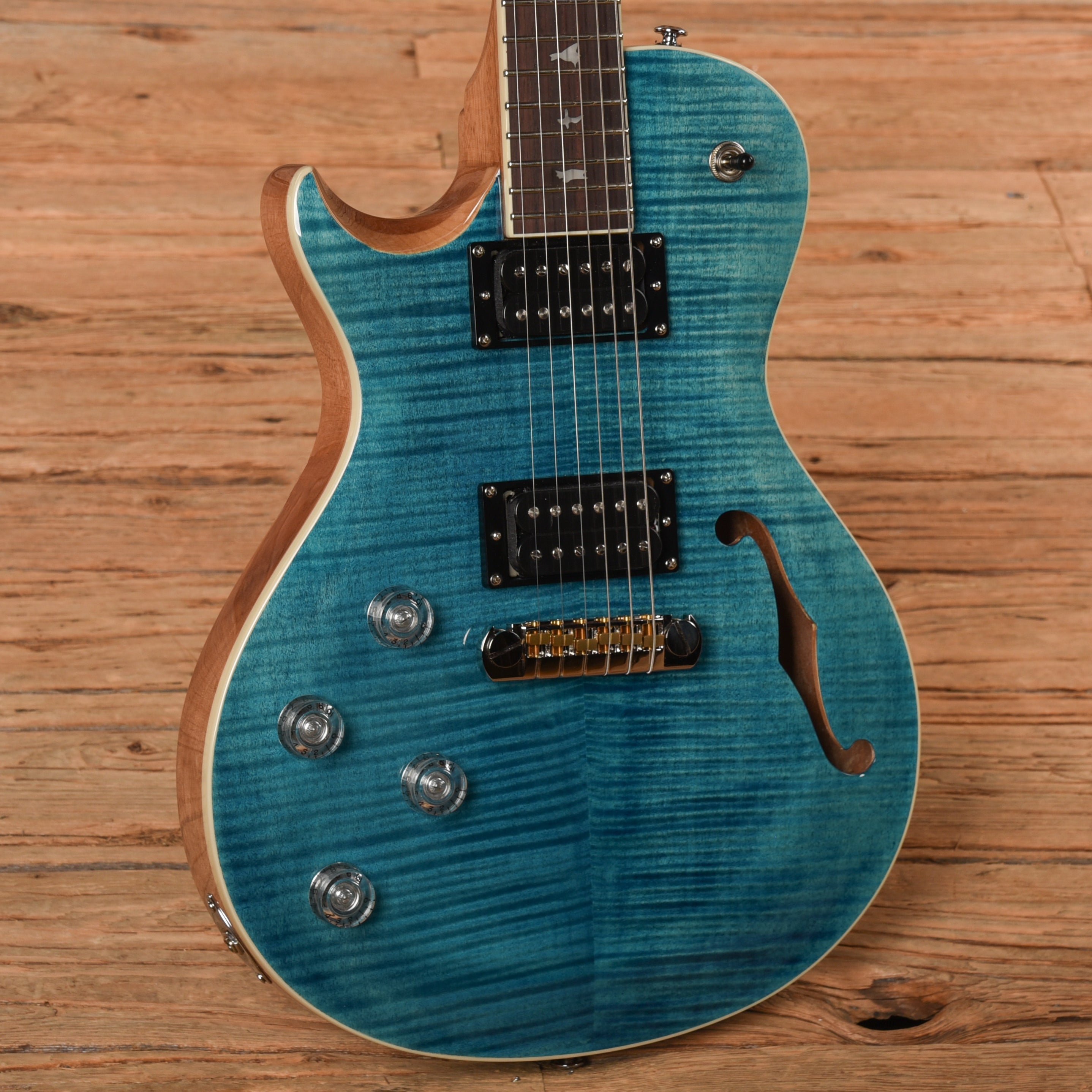 PRS SE Zach Myers Myers Blue  LEFTY Electric Guitars / Semi-Hollow
