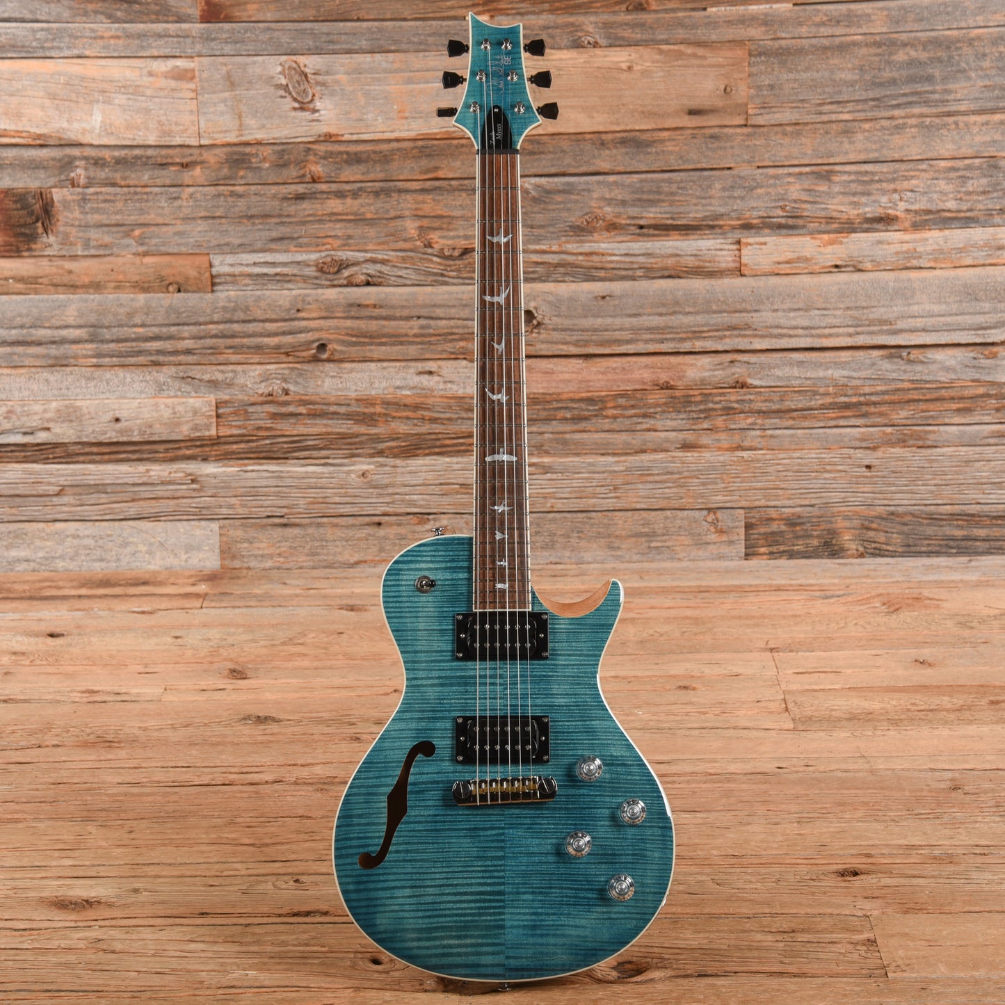 PRS SE Zach Myers Myers Blue Electric Guitars / Semi-Hollow