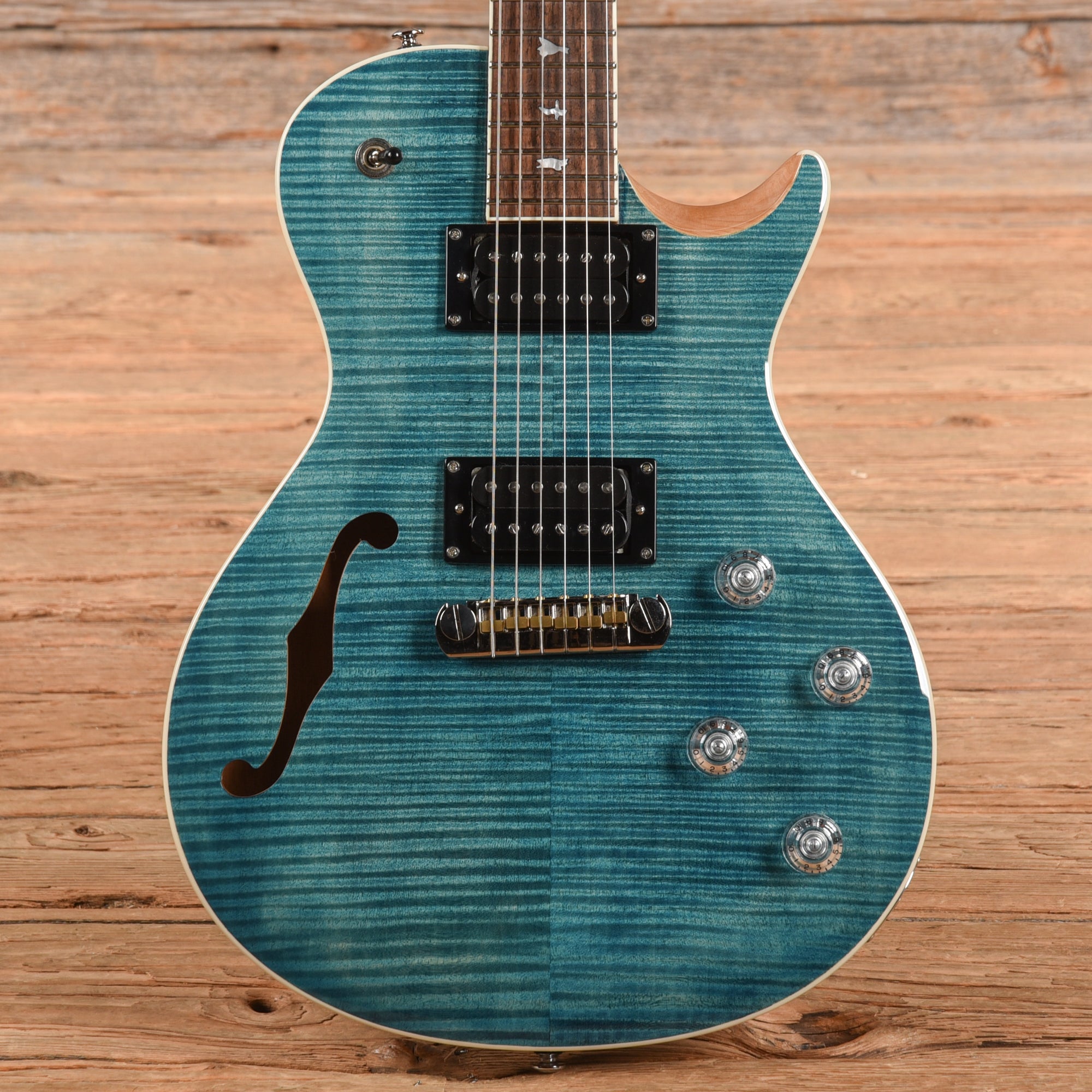 PRS SE Zach Myers Myers Blue Electric Guitars / Semi-Hollow
