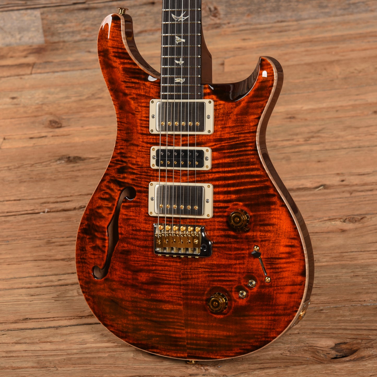 PRS Special 22 Semi-Hollow 10-Top Orange Tiger 2023 Electric Guitars / Semi-Hollow