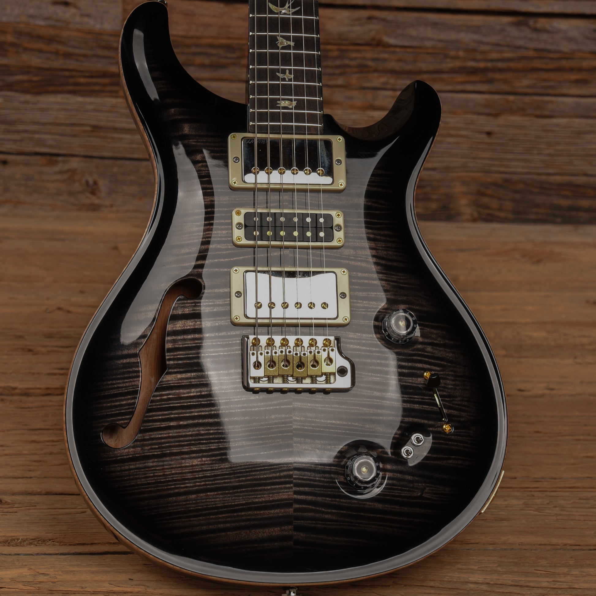 PRS Special Semi Hollow Ltd 10 top Charcoal Burst 2019 Electric Guitars / Semi-Hollow