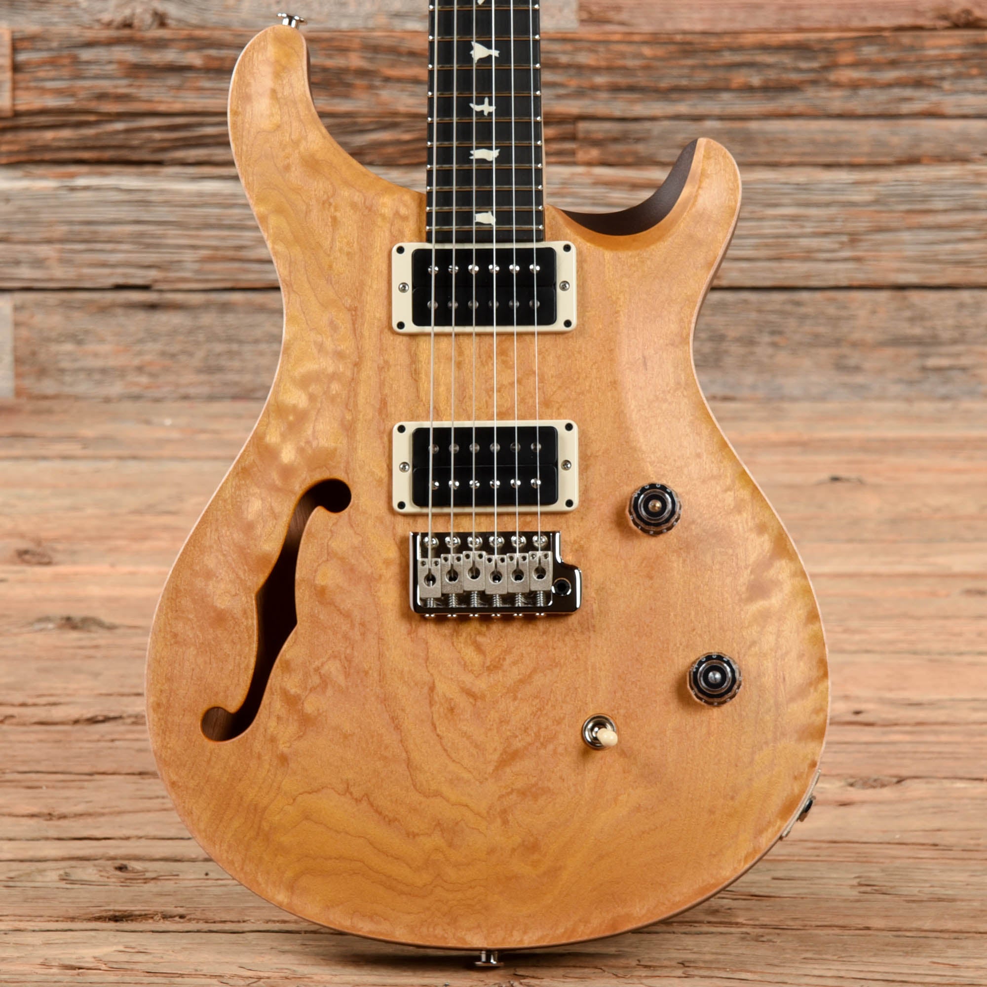 PRS Wood Library CE 24 Semi-Hollow Satin Natural 2023 Electric Guitars / Semi-Hollow