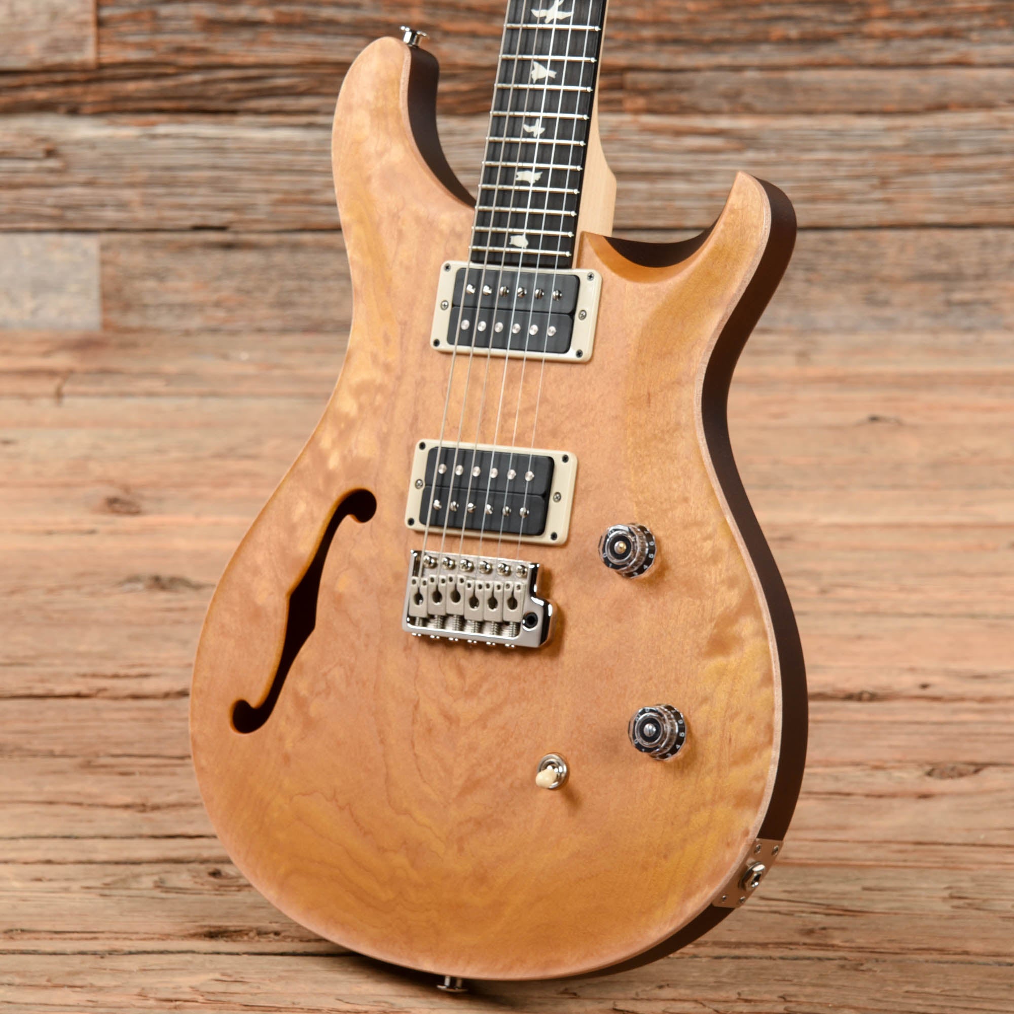 PRS Wood Library CE 24 Semi-Hollow Satin Natural 2023 Electric Guitars / Semi-Hollow