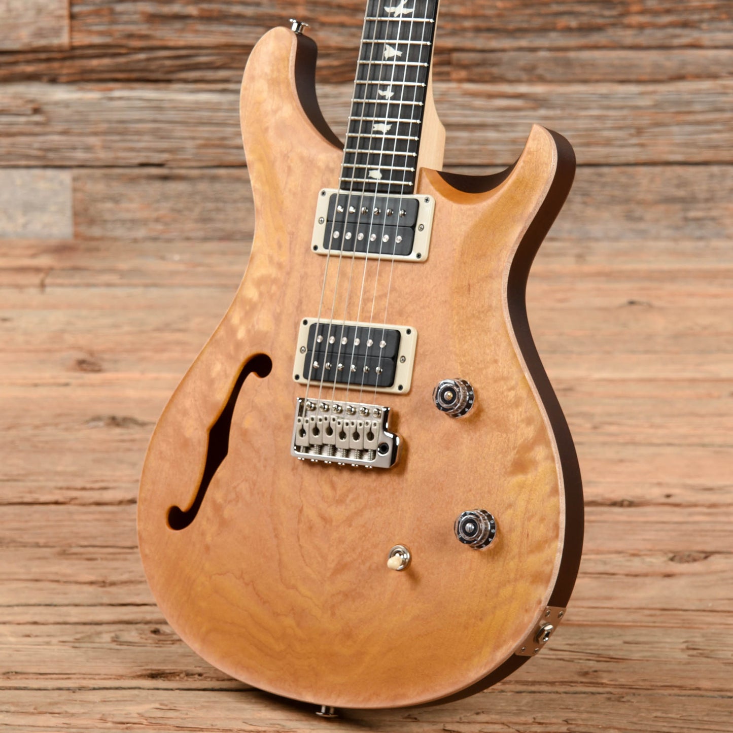 PRS Wood Library CE 24 Semi-Hollow Satin Natural 2023 Electric Guitars / Semi-Hollow